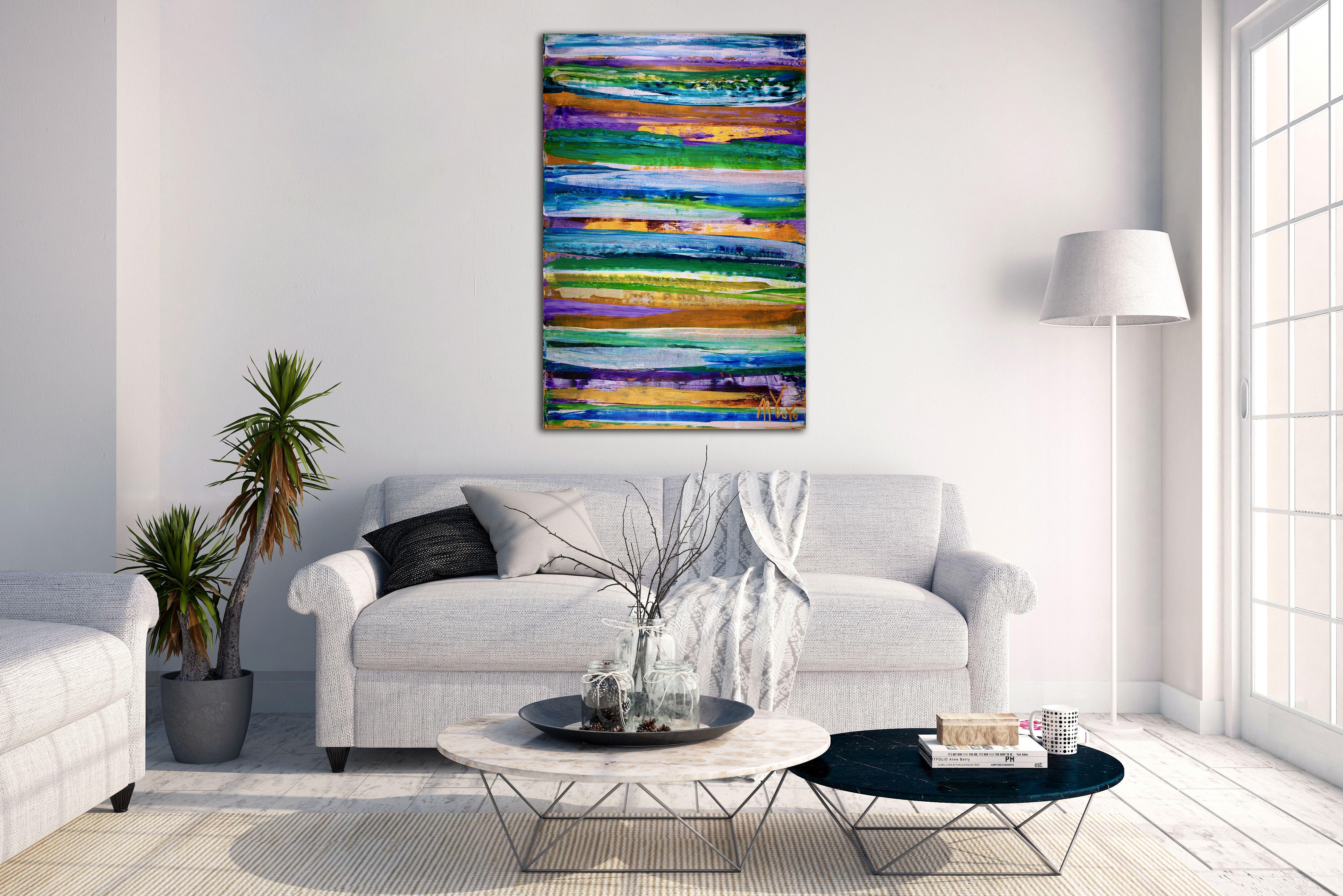 In Fresh Air 2, Pittura, Acrilico su tela - Painting Astratto di Nestor Toro