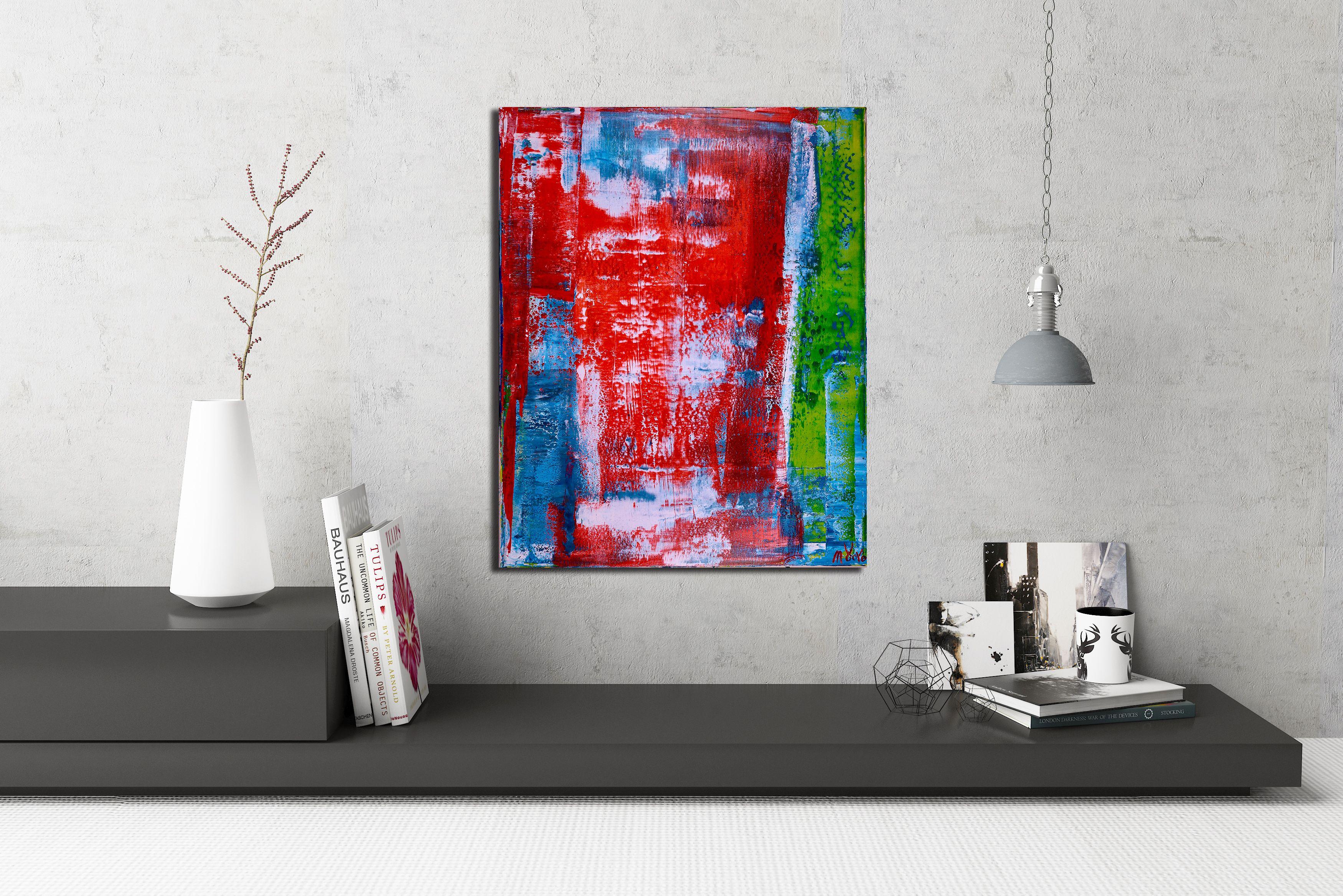 Nel mezzo, Pittura, Acrilico su tela - Painting di Nestor Toro