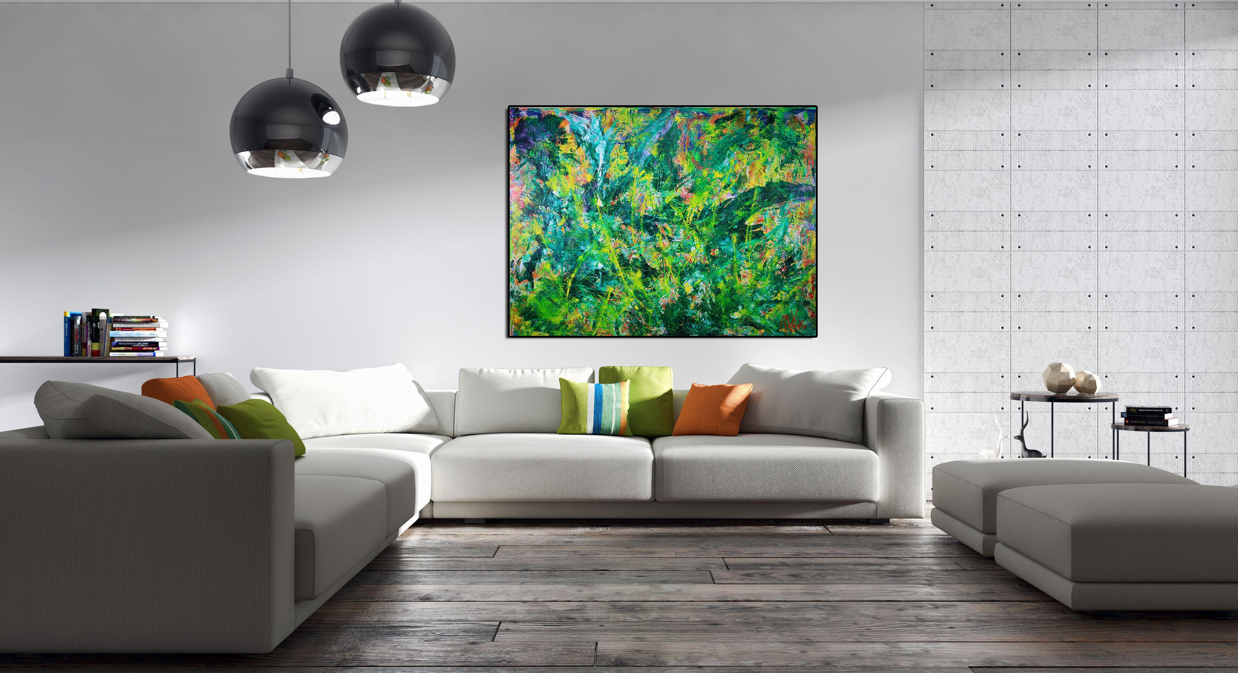 IN THE WILDERNESS - SOGNI D'INFANZIA, Pittura, Acrilico su Tela - Painting Astratto di Nestor Toro