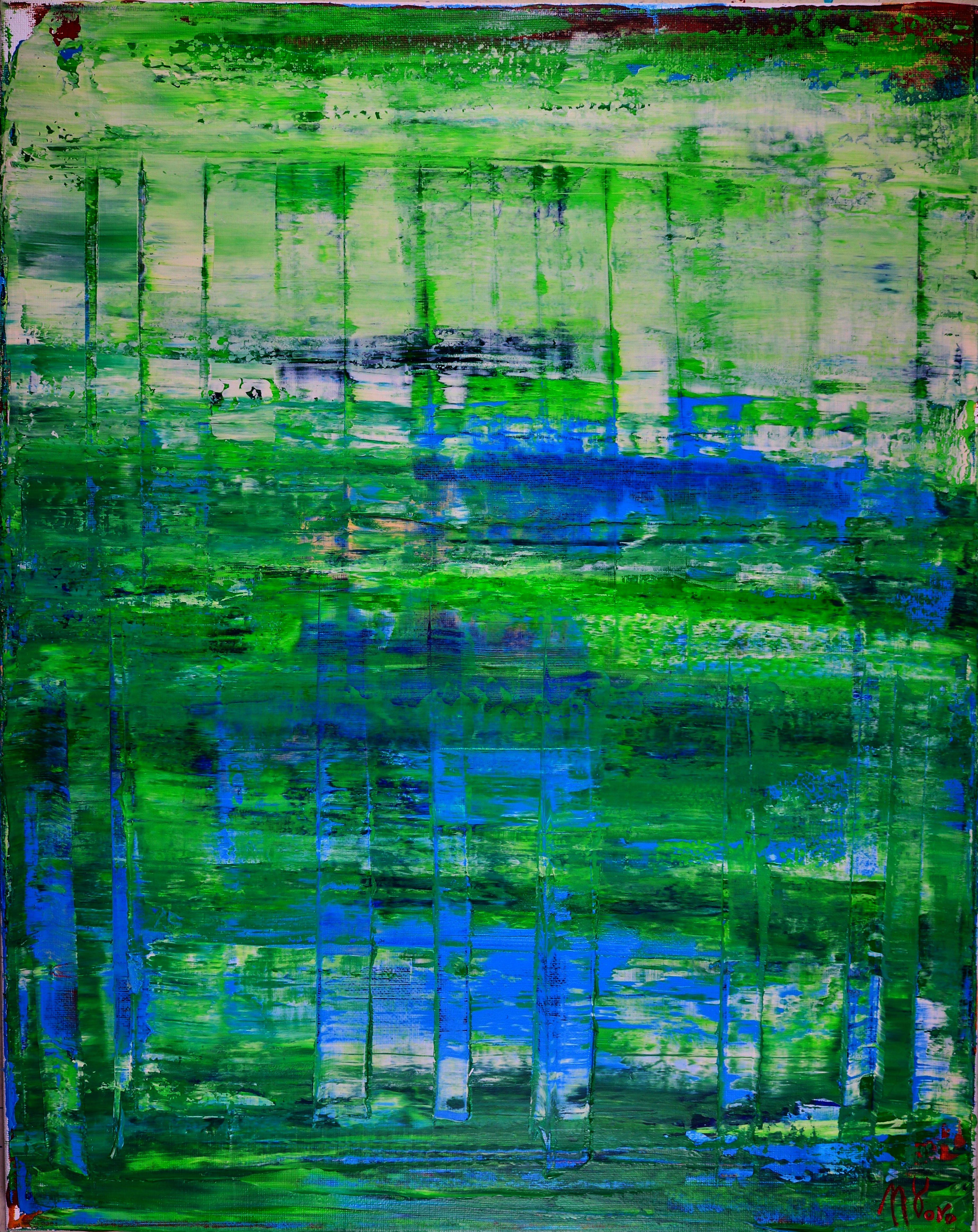 Nestor Toro Abstract Painting - Infinite Forrest 2, Painting, Acrylic on Canvas