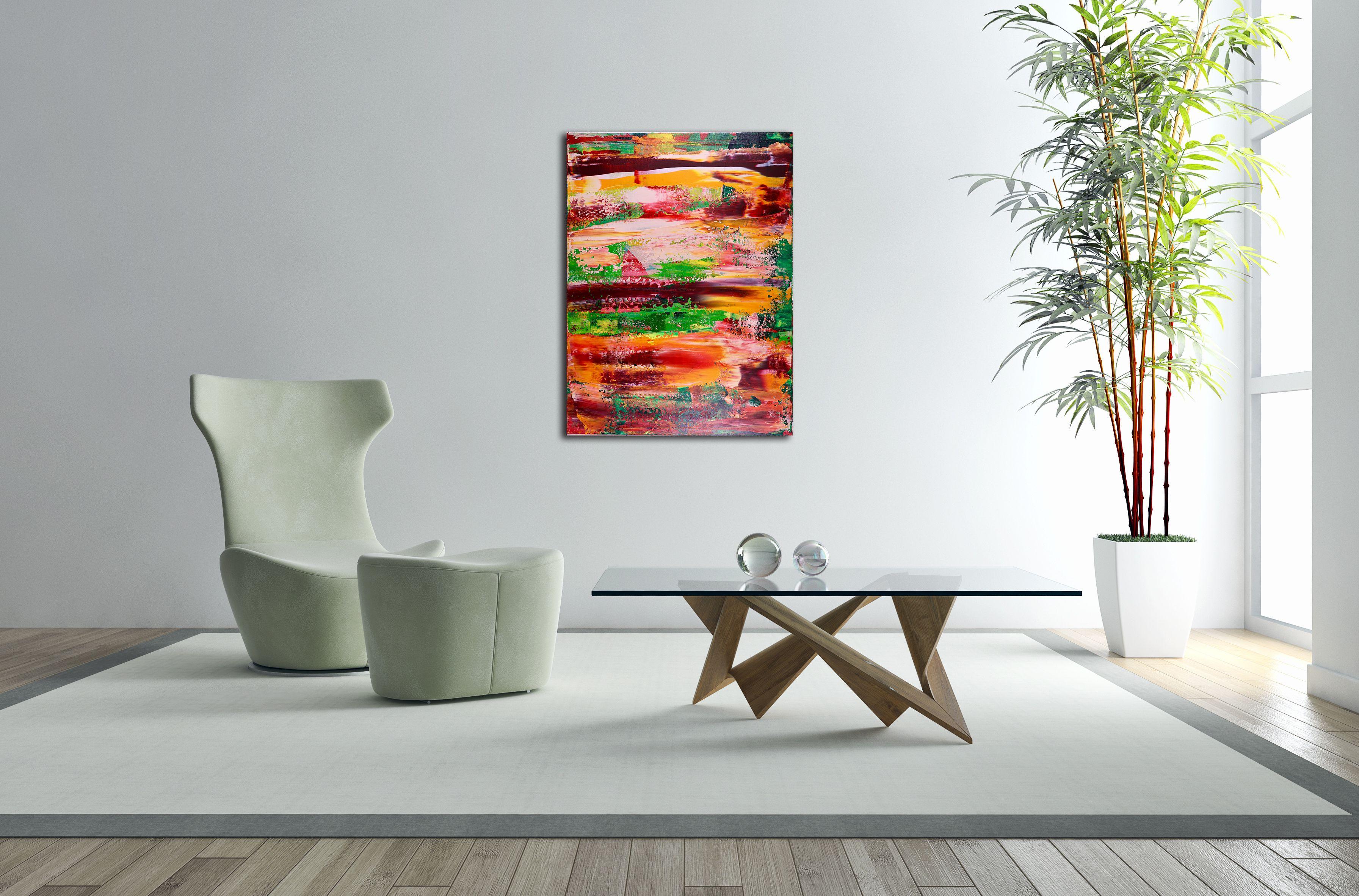 Panorama infinito II, Pittura, Acrilico su tela - Painting Astratto di Nestor Toro