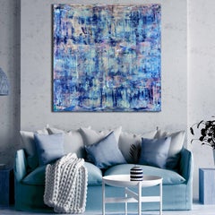 Interferenzspiegelungen (Ice), Gemälde, Acryl auf Leinwand