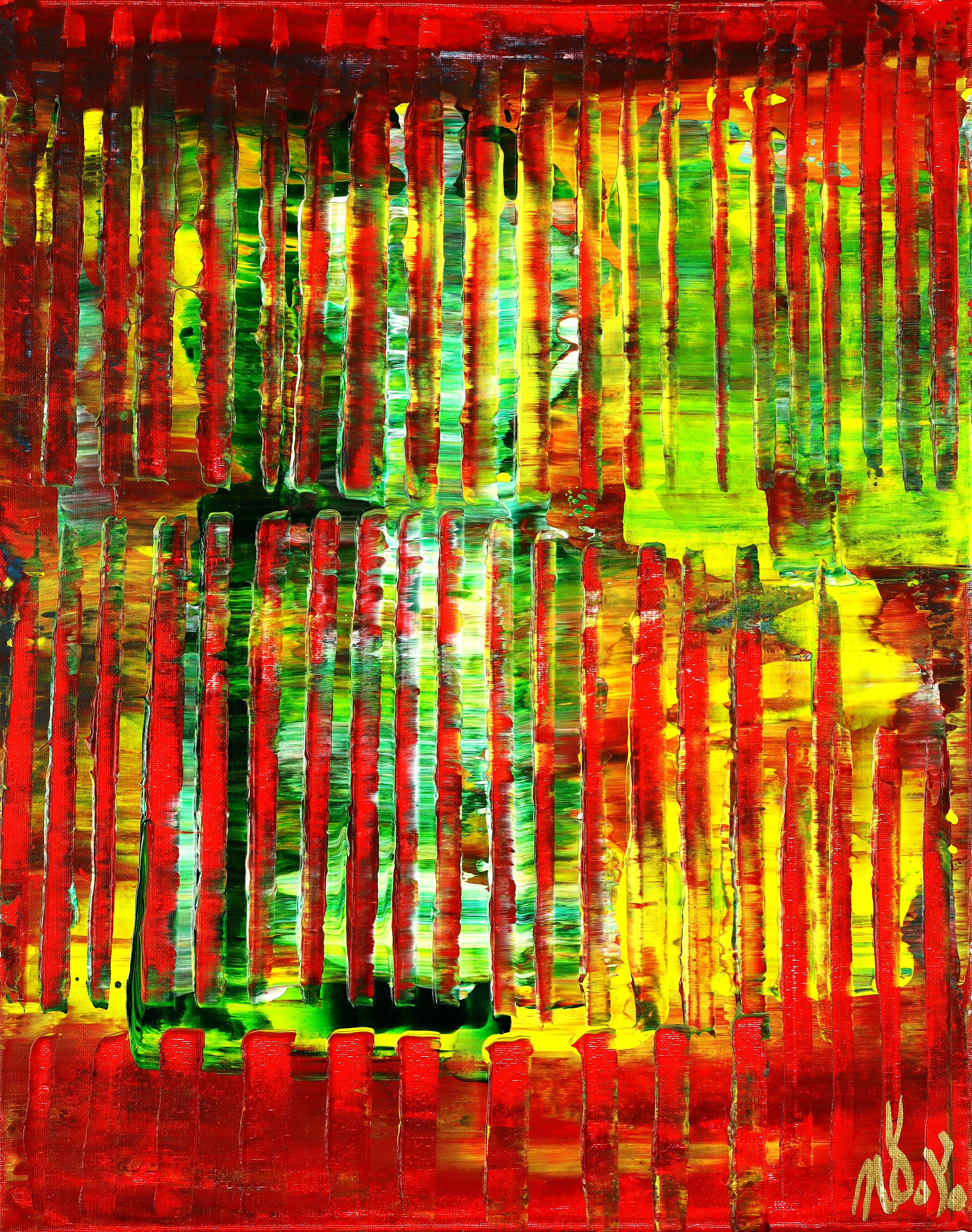 Nestor Toro Abstract Painting - Intermittent Dreams 3, Painting, Acrylic on Canvas