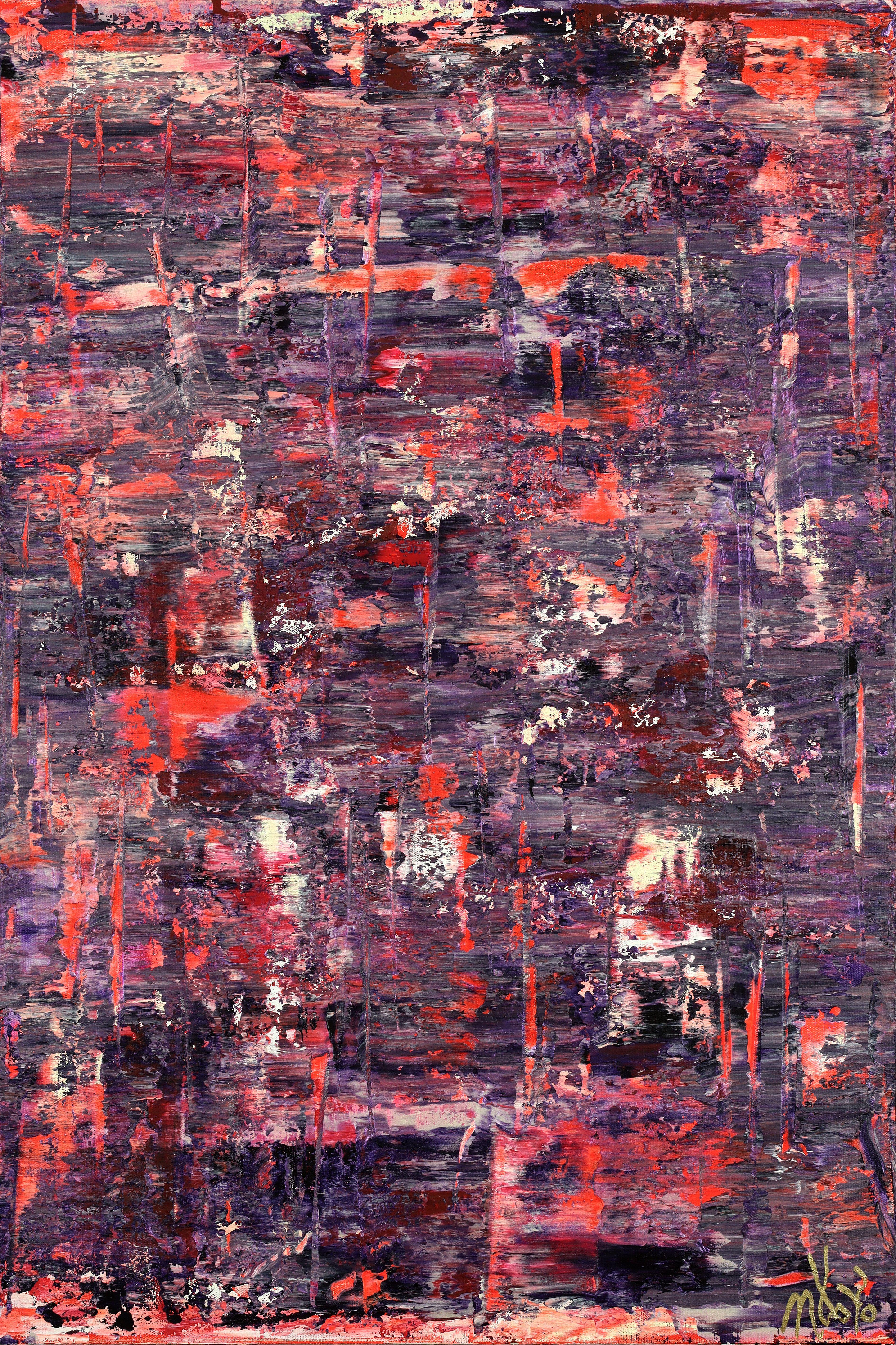 Abstract Painting di Nestor Toro - Sogni intricati 1, Pittura, Acrilico su tela