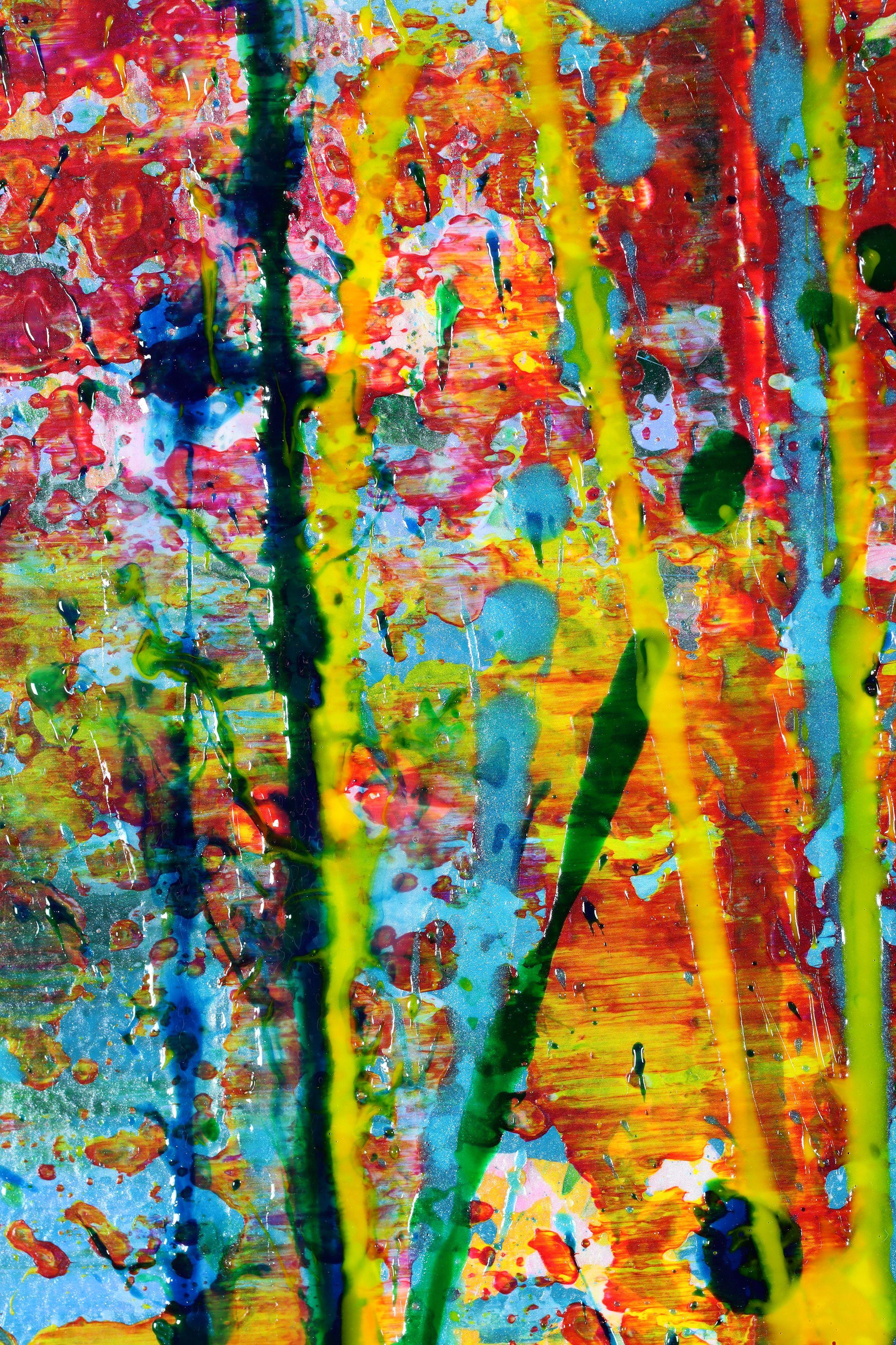 Pioggerellina invisibile (Giardino nascosto) 2, Pittura, Acrilico su tela - Painting di Nestor Toro