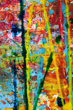 Unsichtbarer Nieselregen (Hidden garden) 2, Malerei, Acryl auf Leinwand