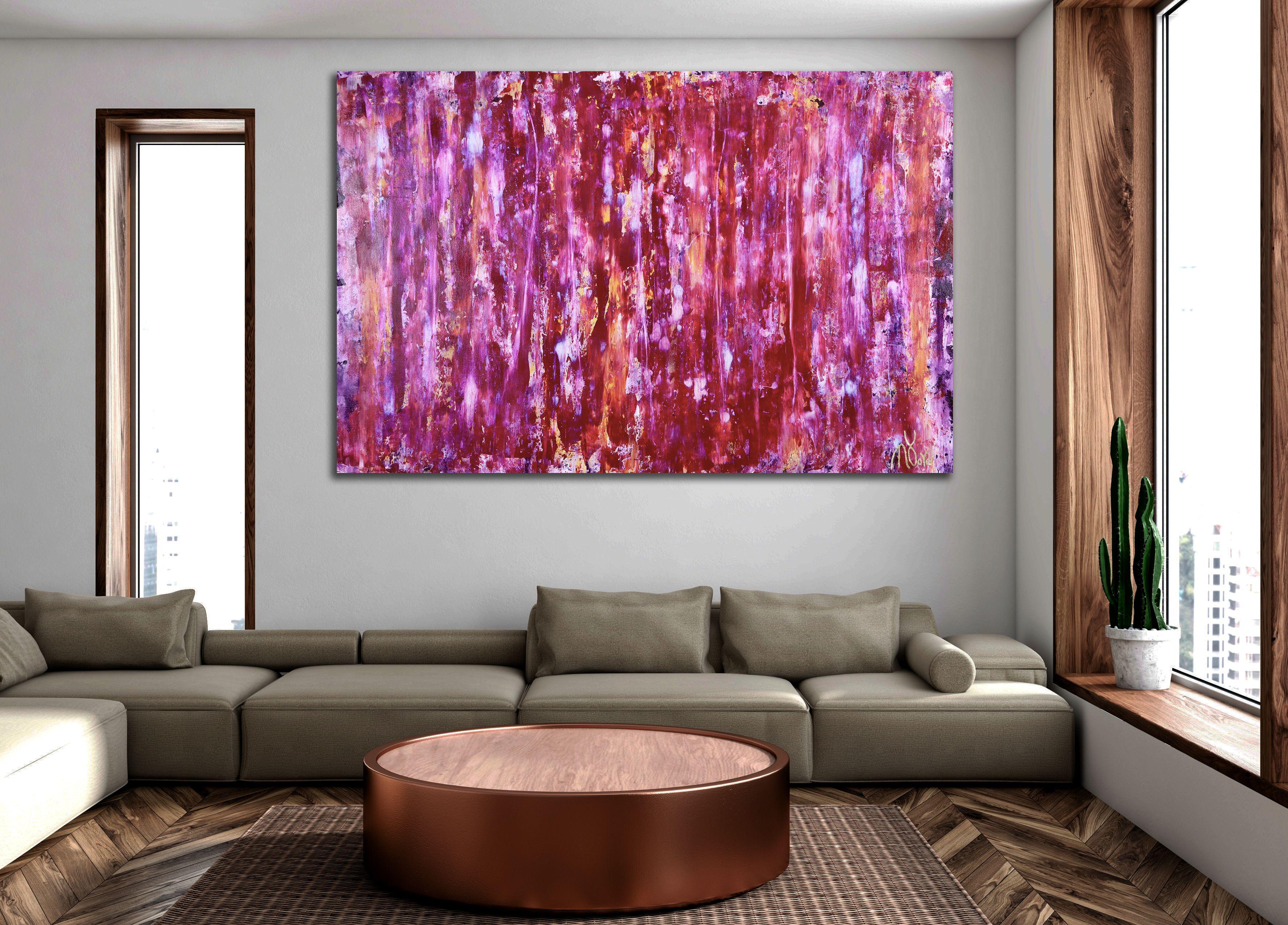 Iridescent coral spectra, Painting, Acrylic on Canvas For Sale 1