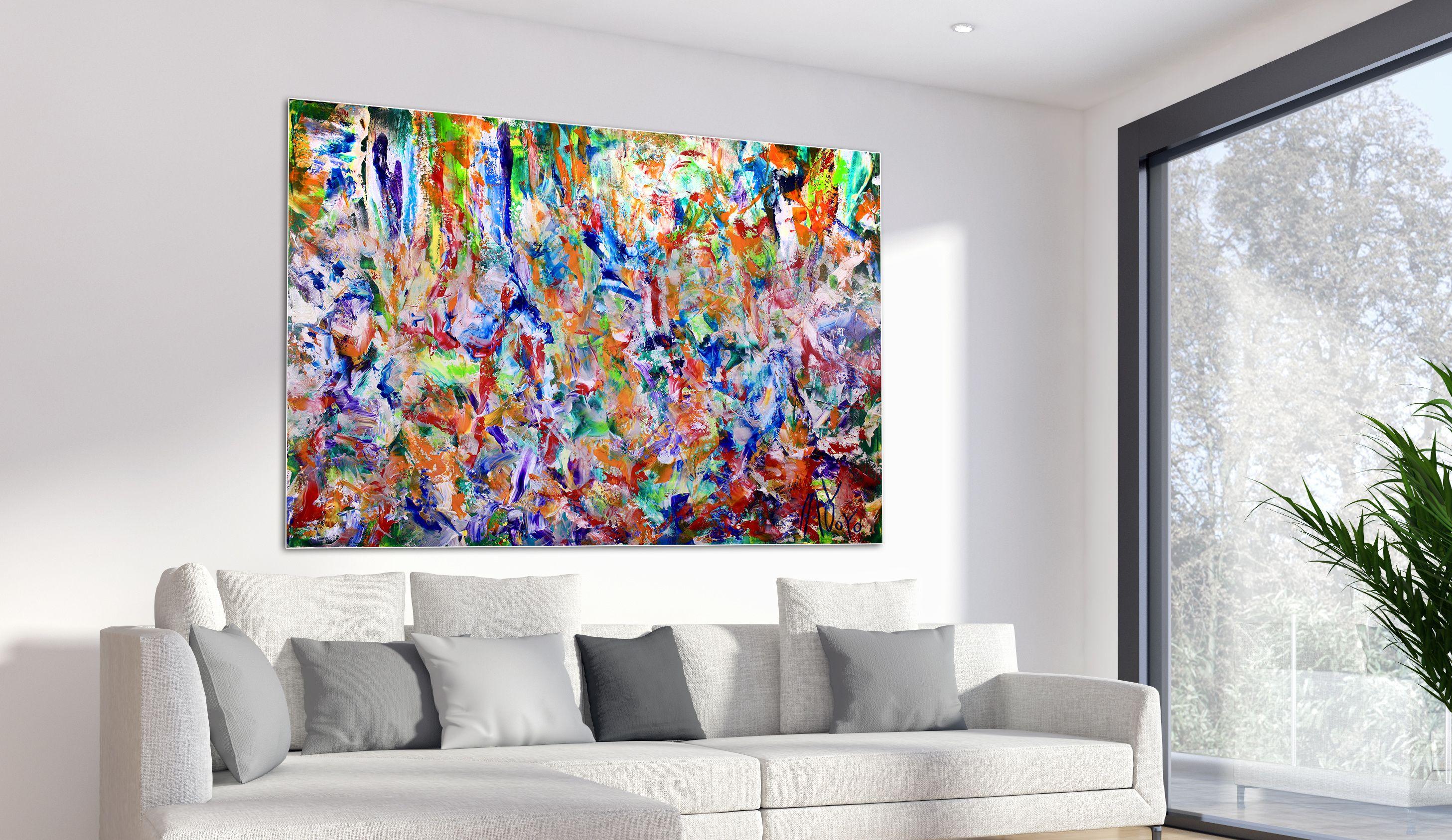 Foresta esplosiva iridescente (2018), Pittura, Acrilico su tela - Painting Astratto di Nestor Toro