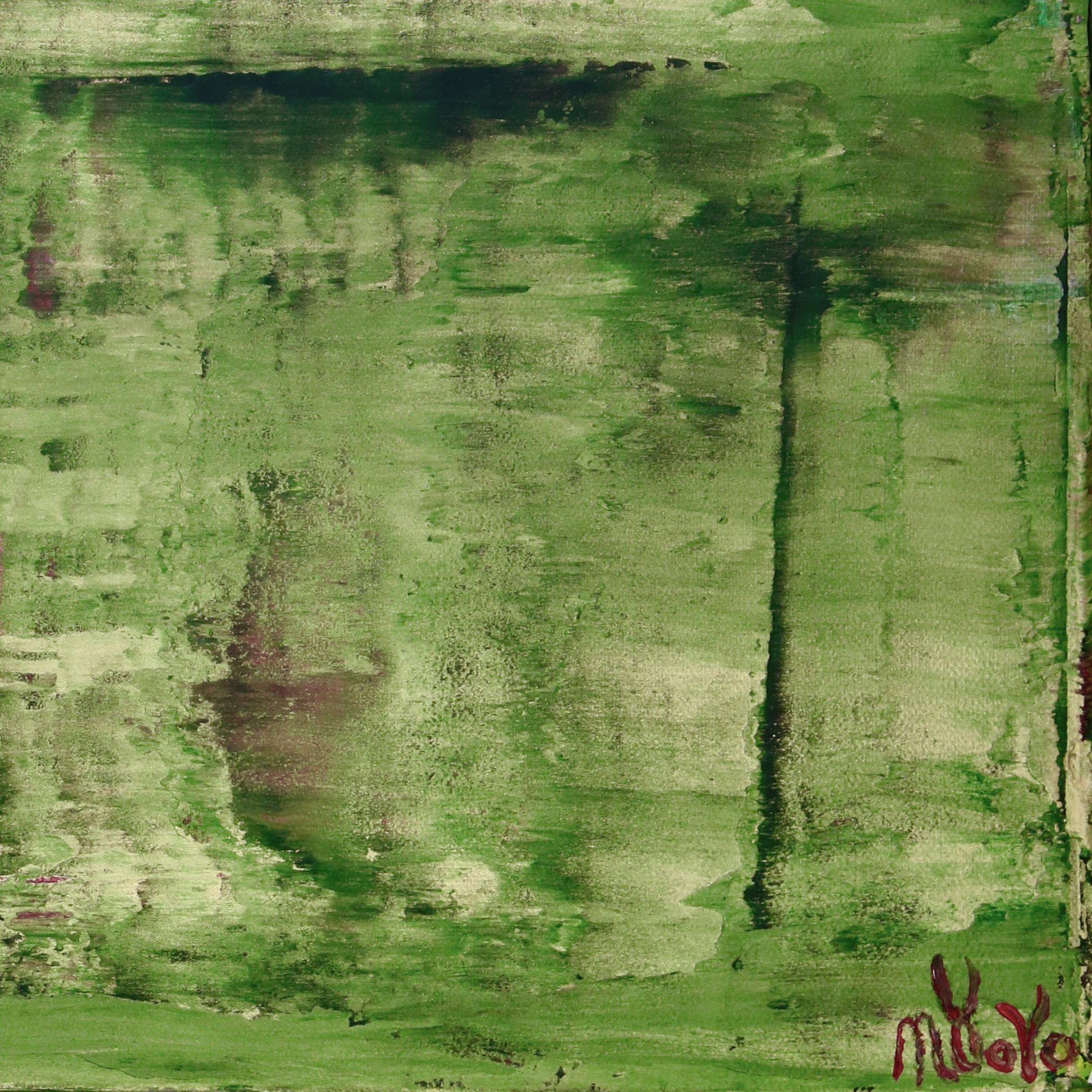 Isolated forest 2, Painting, Acrylic on Canvas - Brown Abstract Painting by Nestor Toro