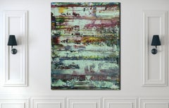 Isolated garden (Mint trails), Painting, Acrylic on Canvas