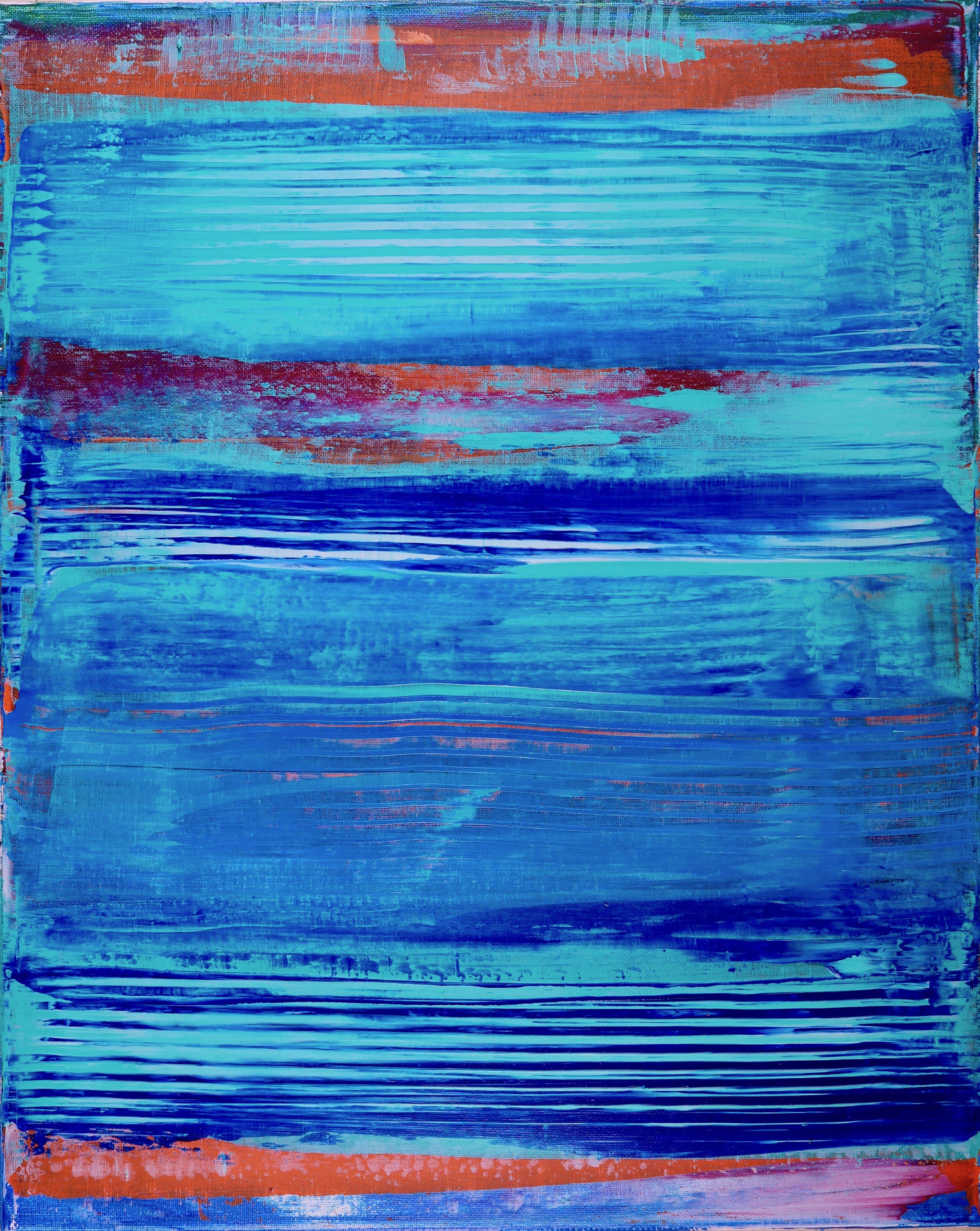 Panorama della laguna, Pittura, Acrilico su tela - Painting di Nestor Toro