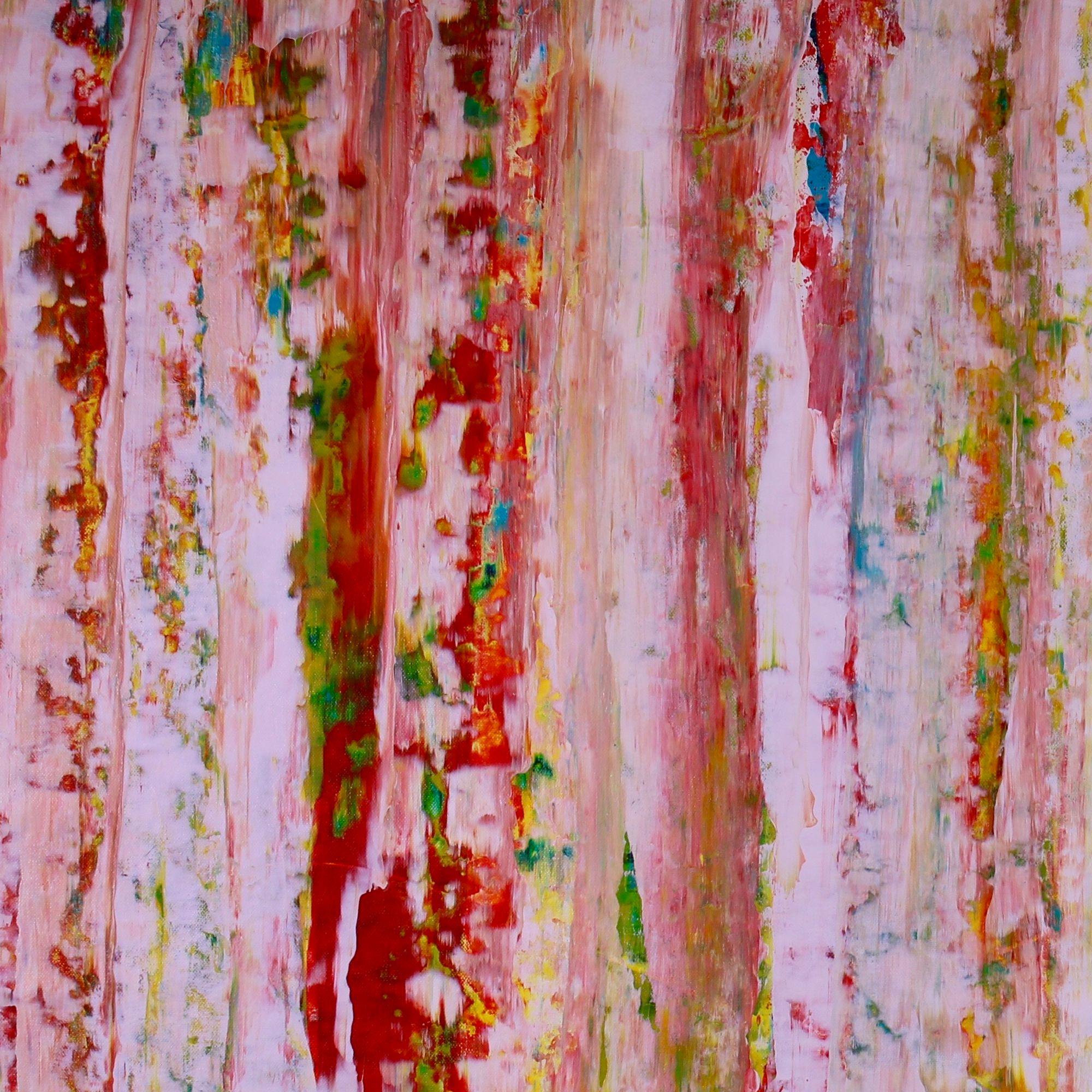 Expresiones paisajísticas nº 1, Pintura, Acrílico sobre lienzo - Abstract Painting Marrón de Nestor Toro