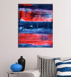 Lightning reflection, Painting, Acrylic on Canvas