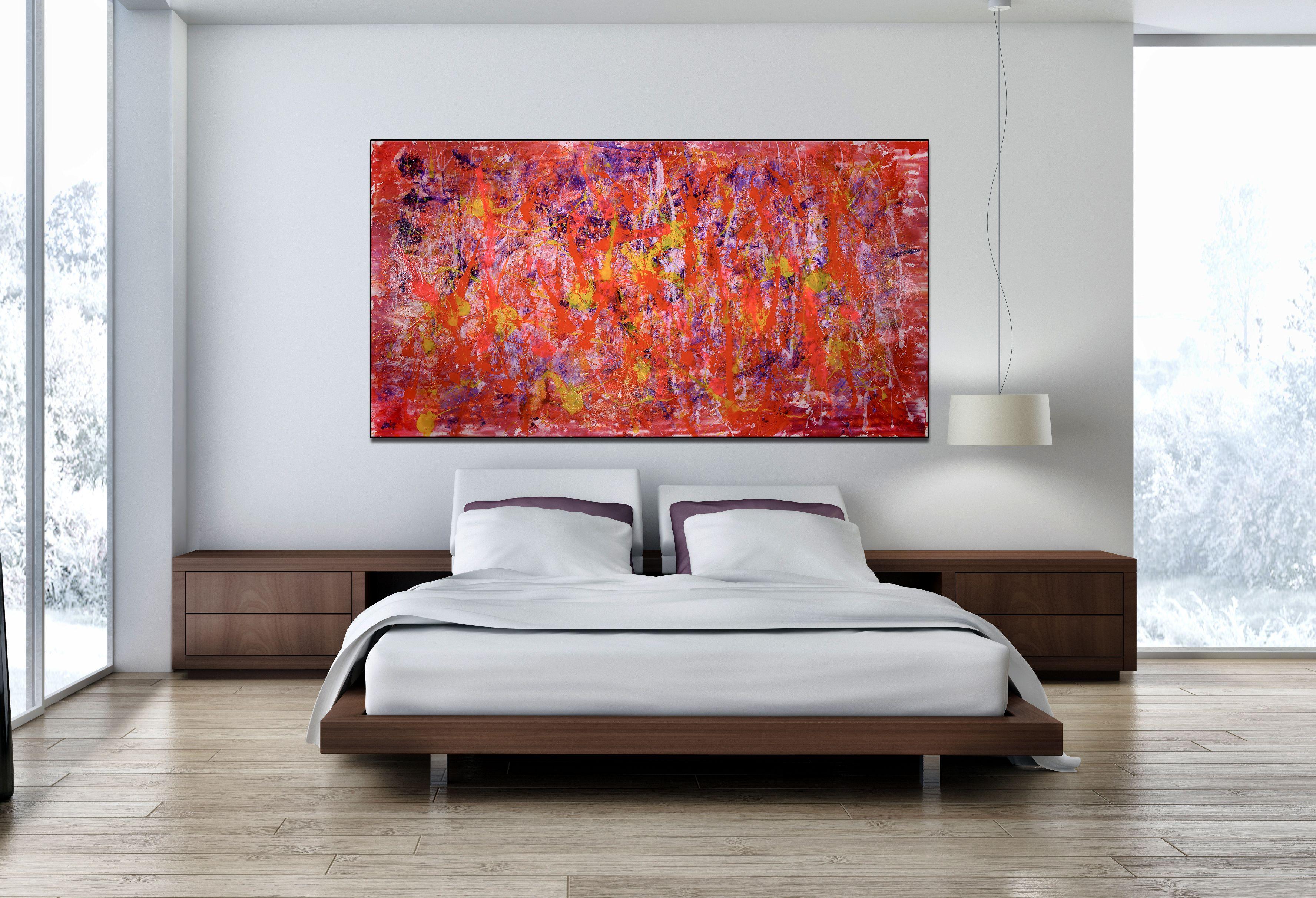 Pittura astratta iridescente a campi di colore stratificati . Rosa, nero e gialli audaci, con medi iridescenti per far risaltare tutti i piccoli dettagli! Tanta energia e bellezza! Materiali artistici e acrilici di alta qualità. Questo quadro è