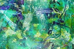 Lush Greenery (Regrowth) 2, Painting, Acrylic on Canvas