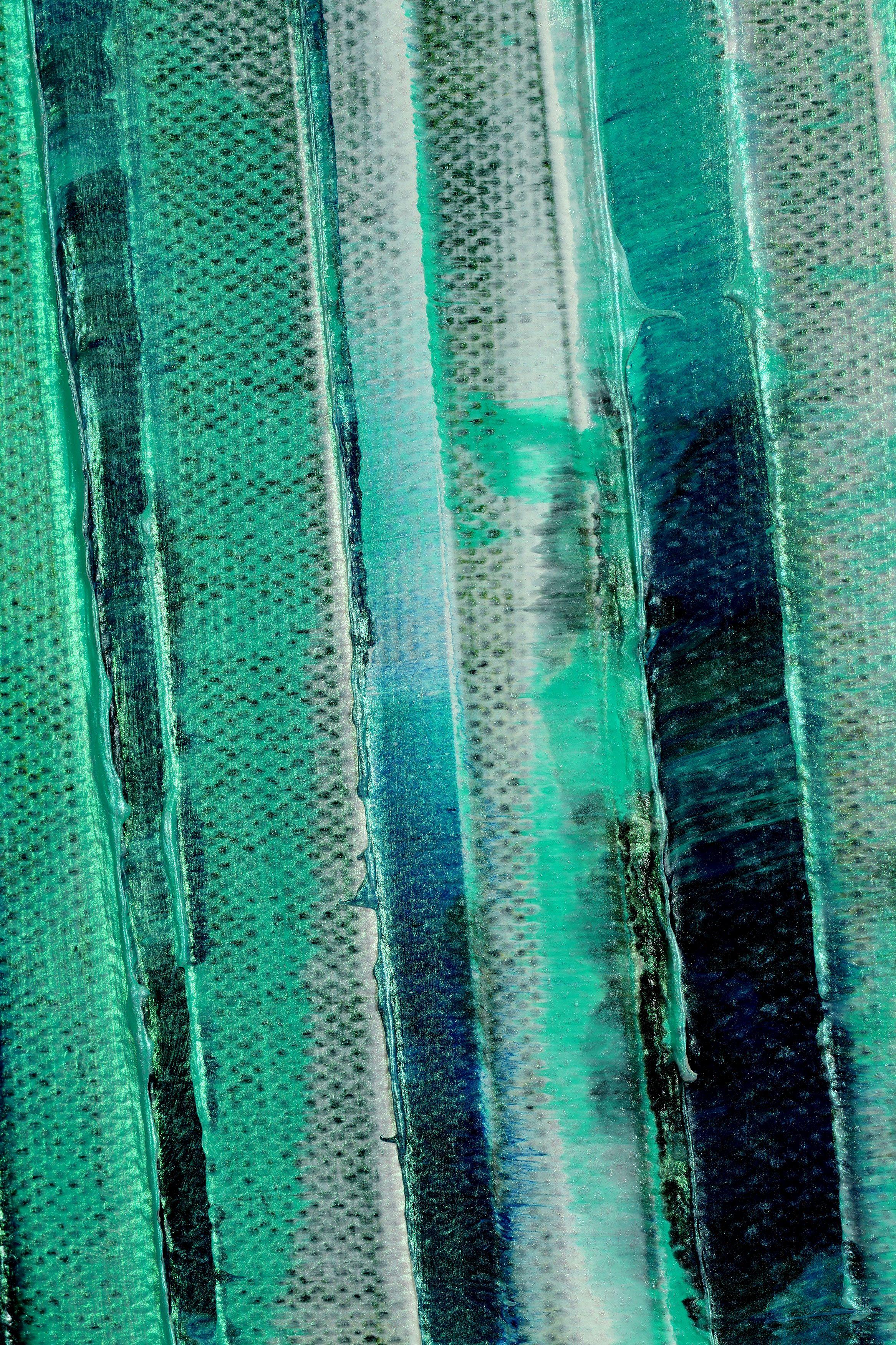 Molte miglia nell'entroterra, Pittura, Acrilico su tela in vendita 1