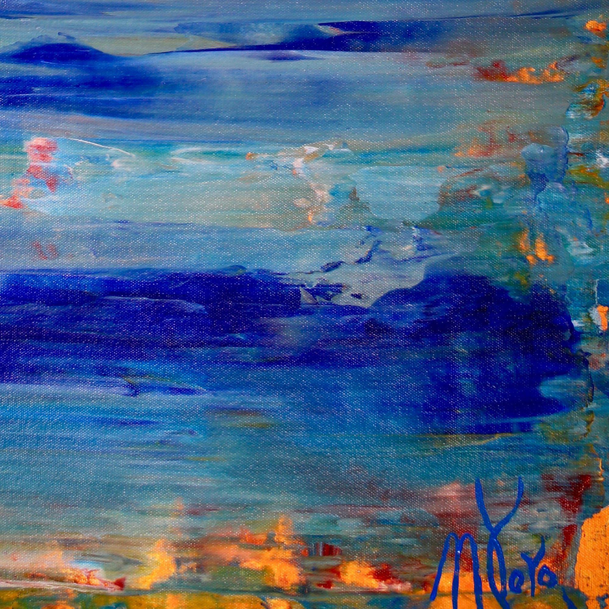 Mediterraneo, Painting, Acrylic on Canvas For Sale 1
