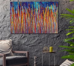 Mémoires et rêves 2, peinture, acrylique sur toile