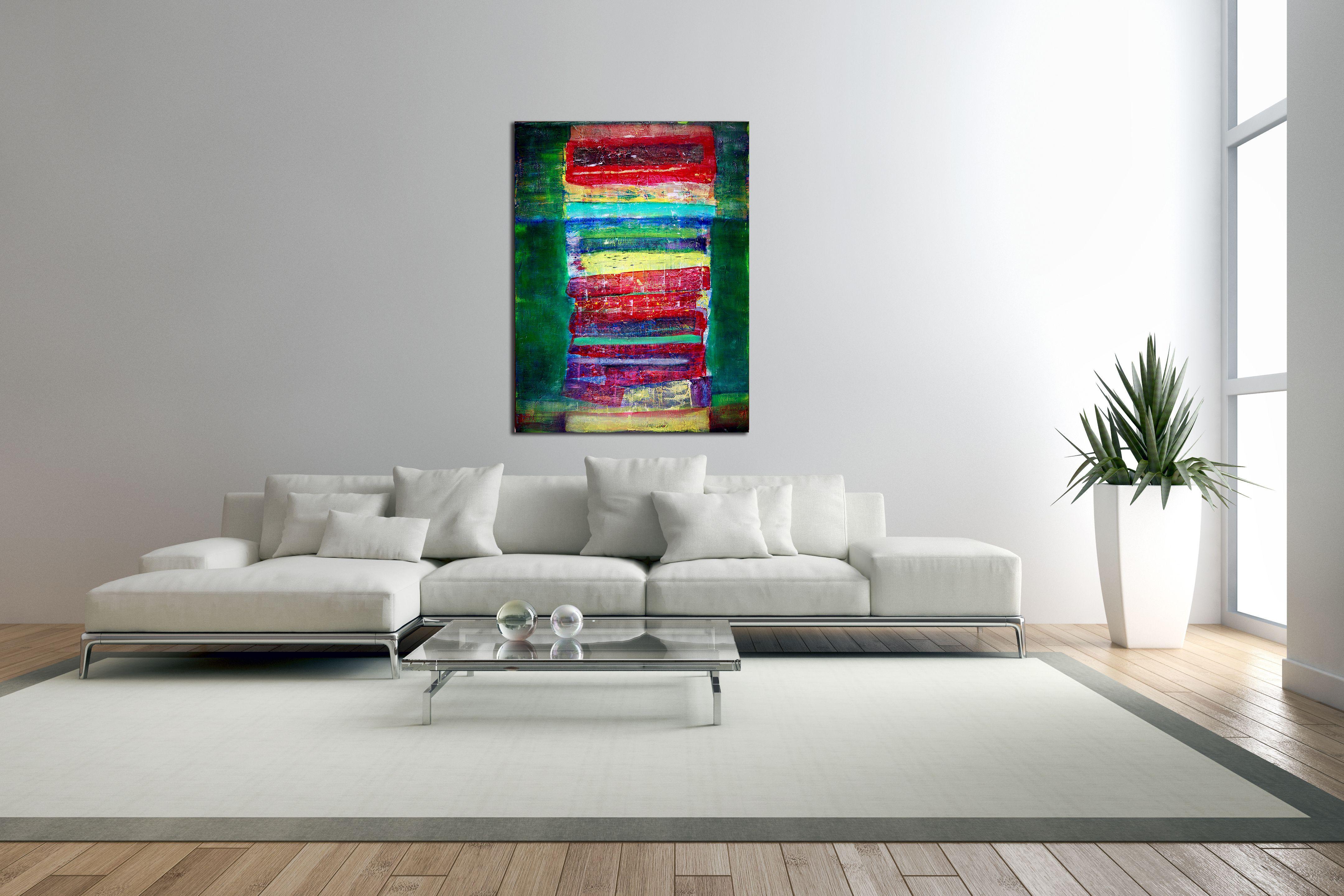 Posizione missionaria, Pittura, Acrilico su tela - Painting Astratto di Nestor Toro