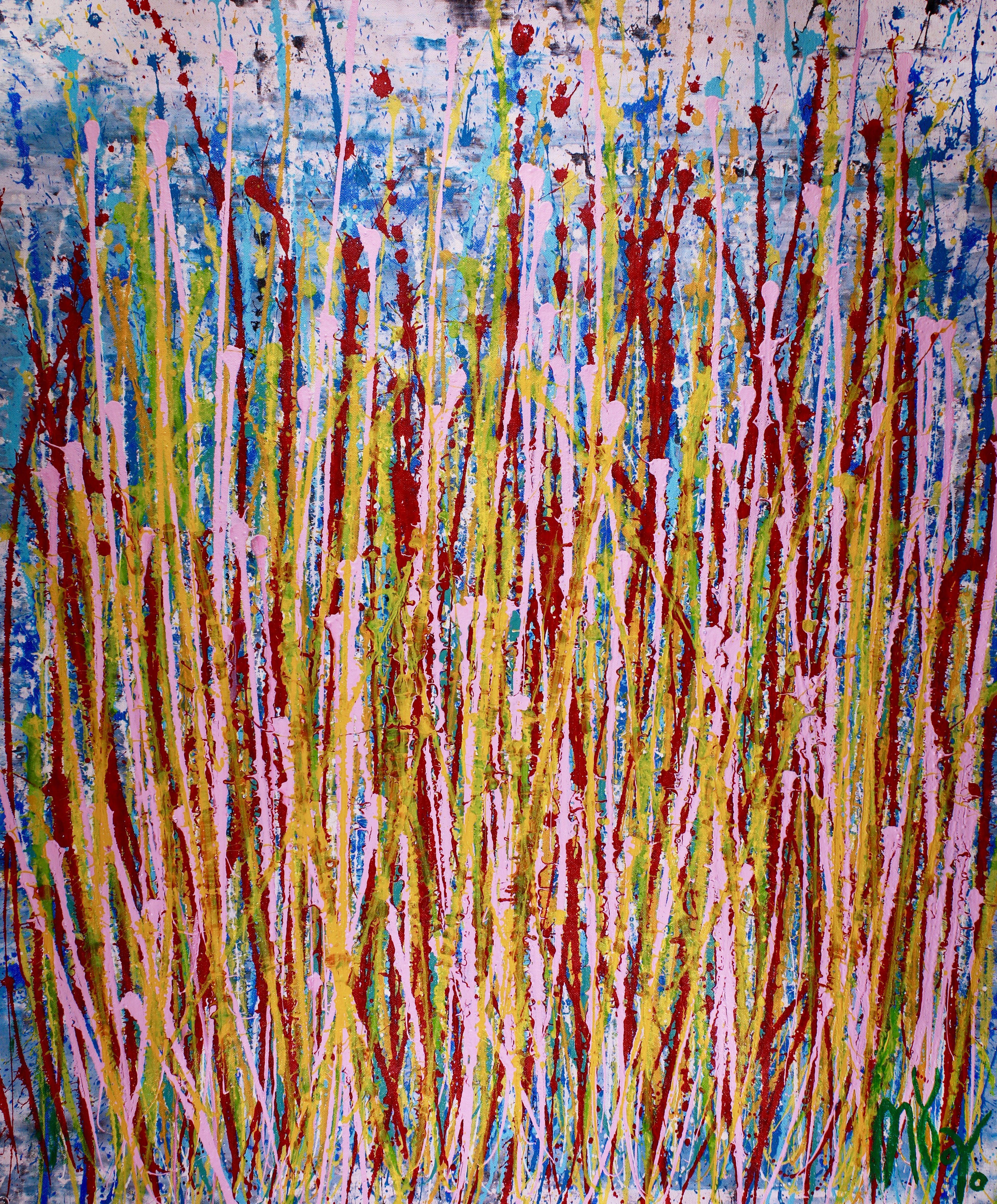 Abstract Painting di Nestor Toro - Momentum 2, Pittura, Acrilico su tela