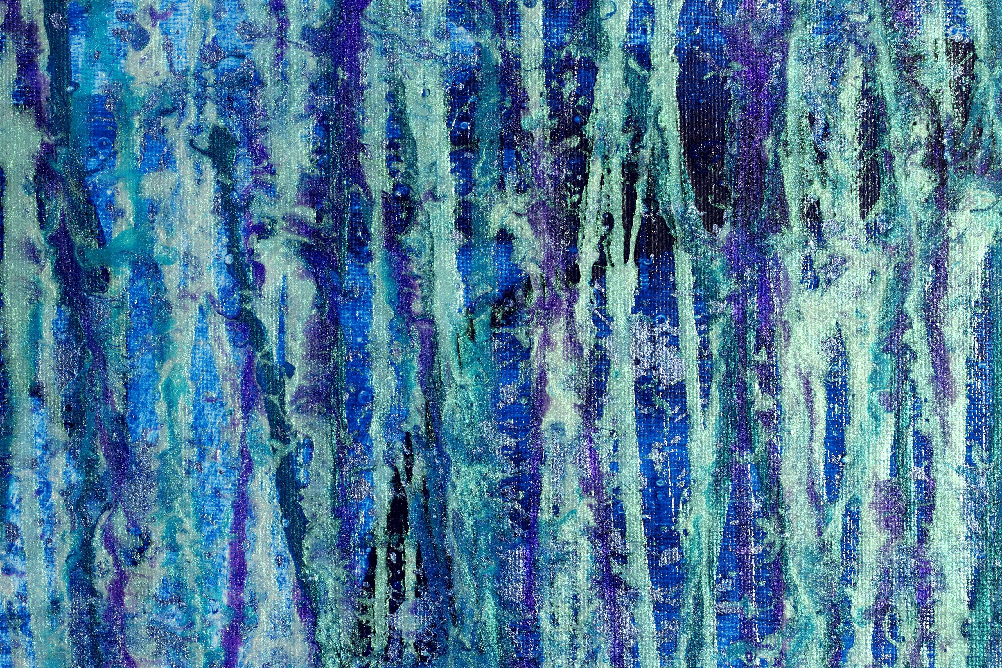 Moonlight Spectra 1, Painting, Acrylic on Canvas For Sale 2
