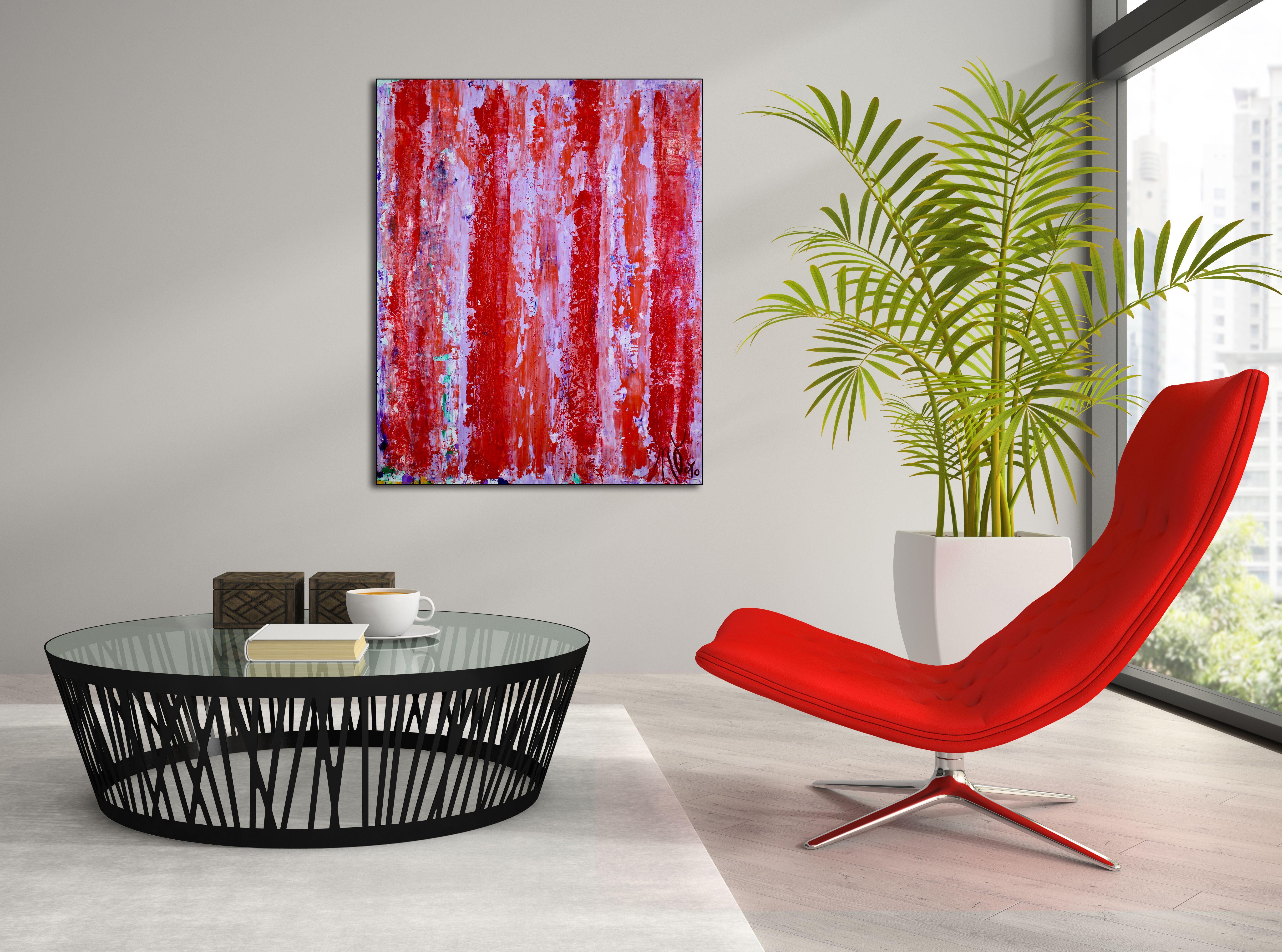 Frequenza mattutina, Pittura, Acrilico su tela - Painting di Nestor Toro