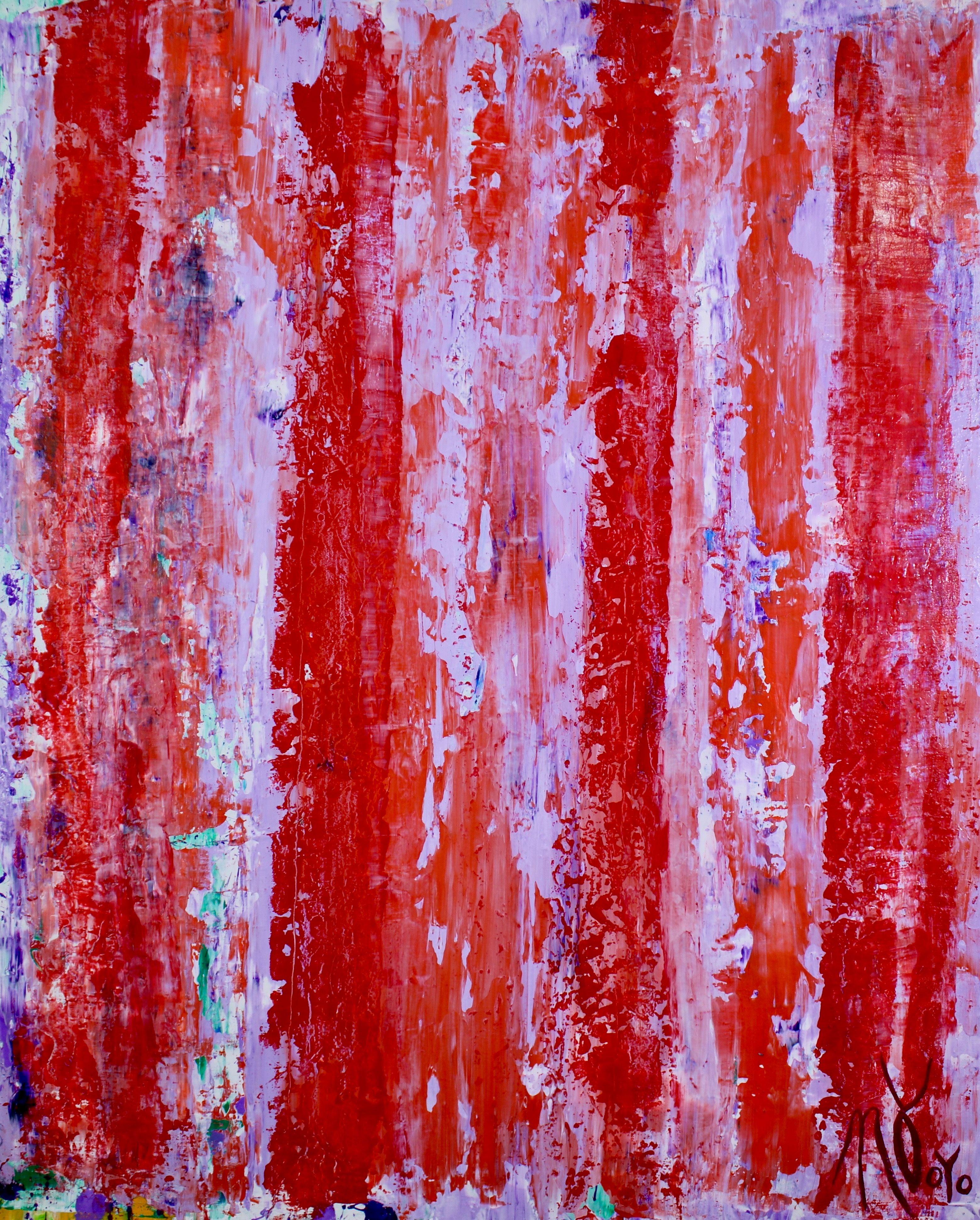 Abstract Painting di Nestor Toro - Frequenza mattutina, Pittura, Acrilico su tela