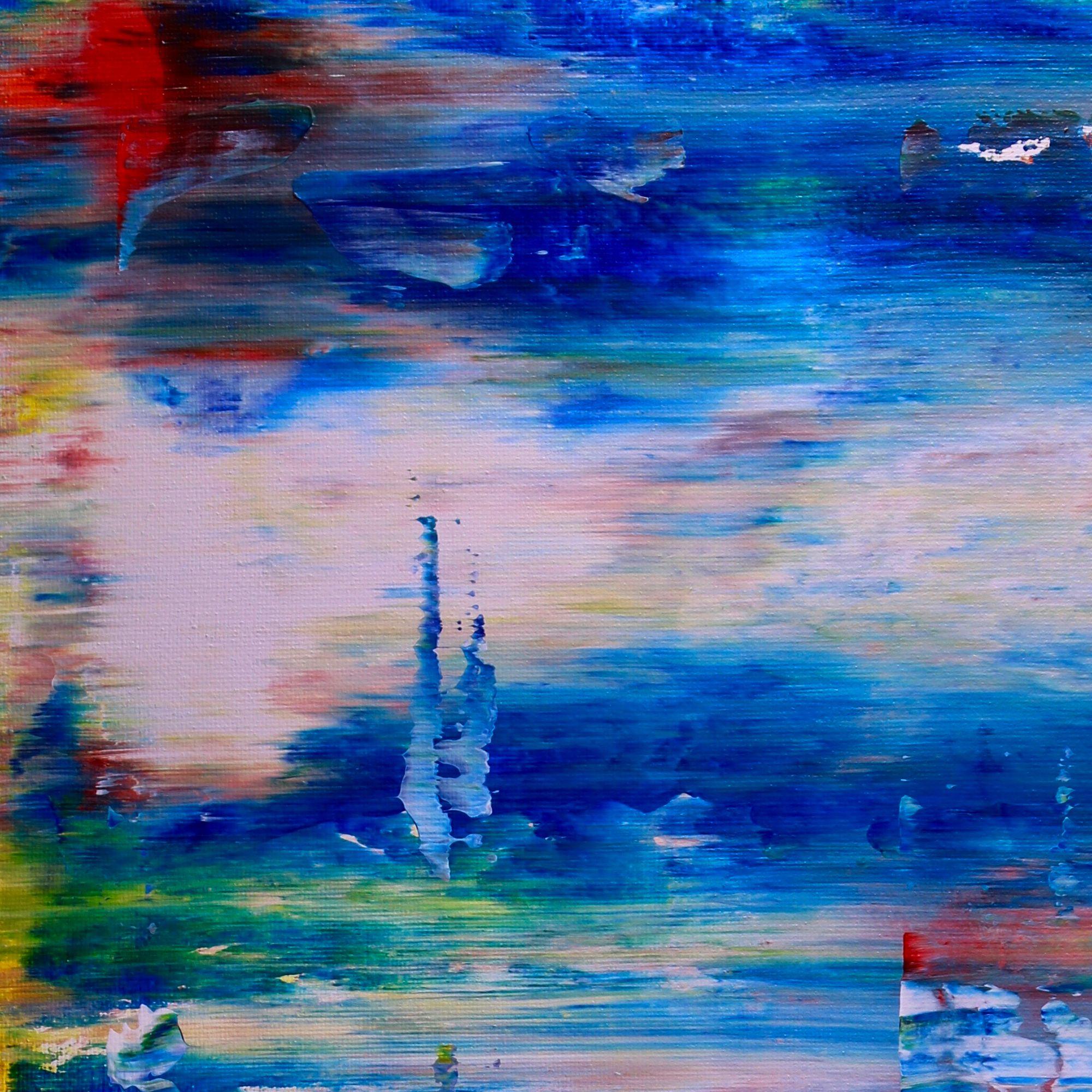 Morning in the Clouds # 1, Painting, Acrylic on Canvas For Sale 1