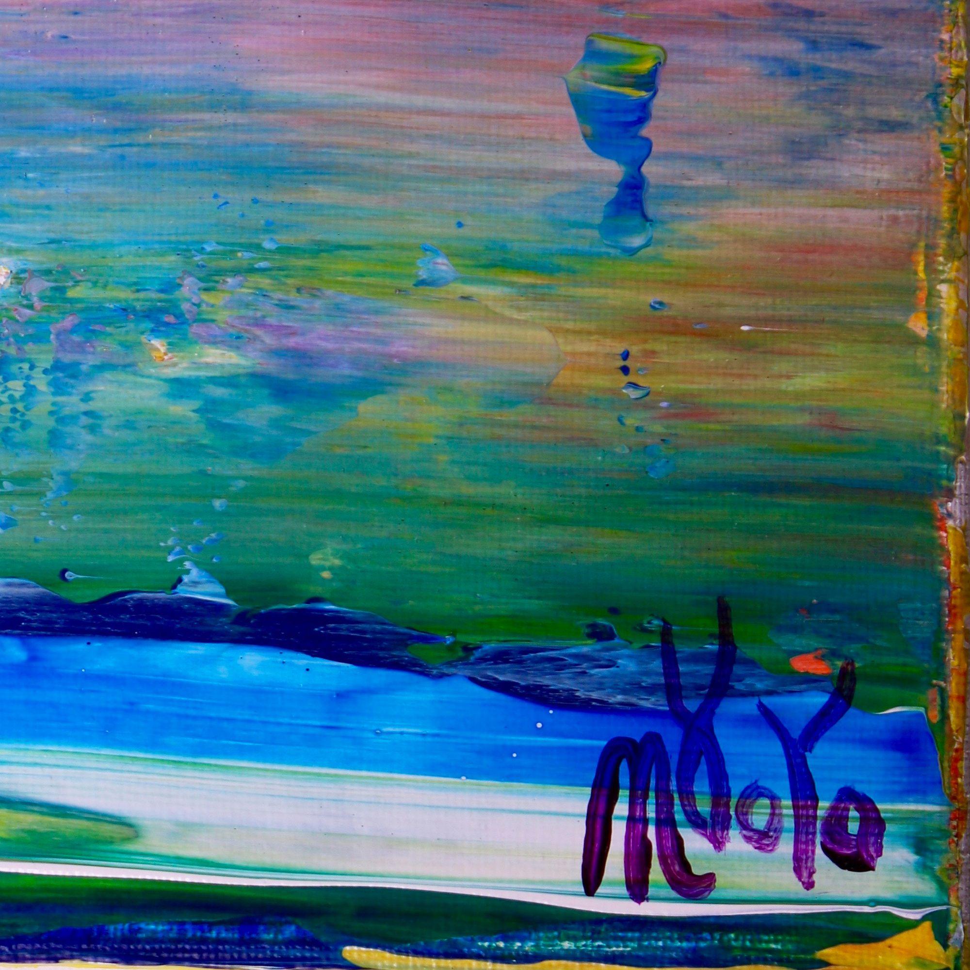 Morning in the Clouds # 1, Painting, Acrylic on Canvas For Sale 3