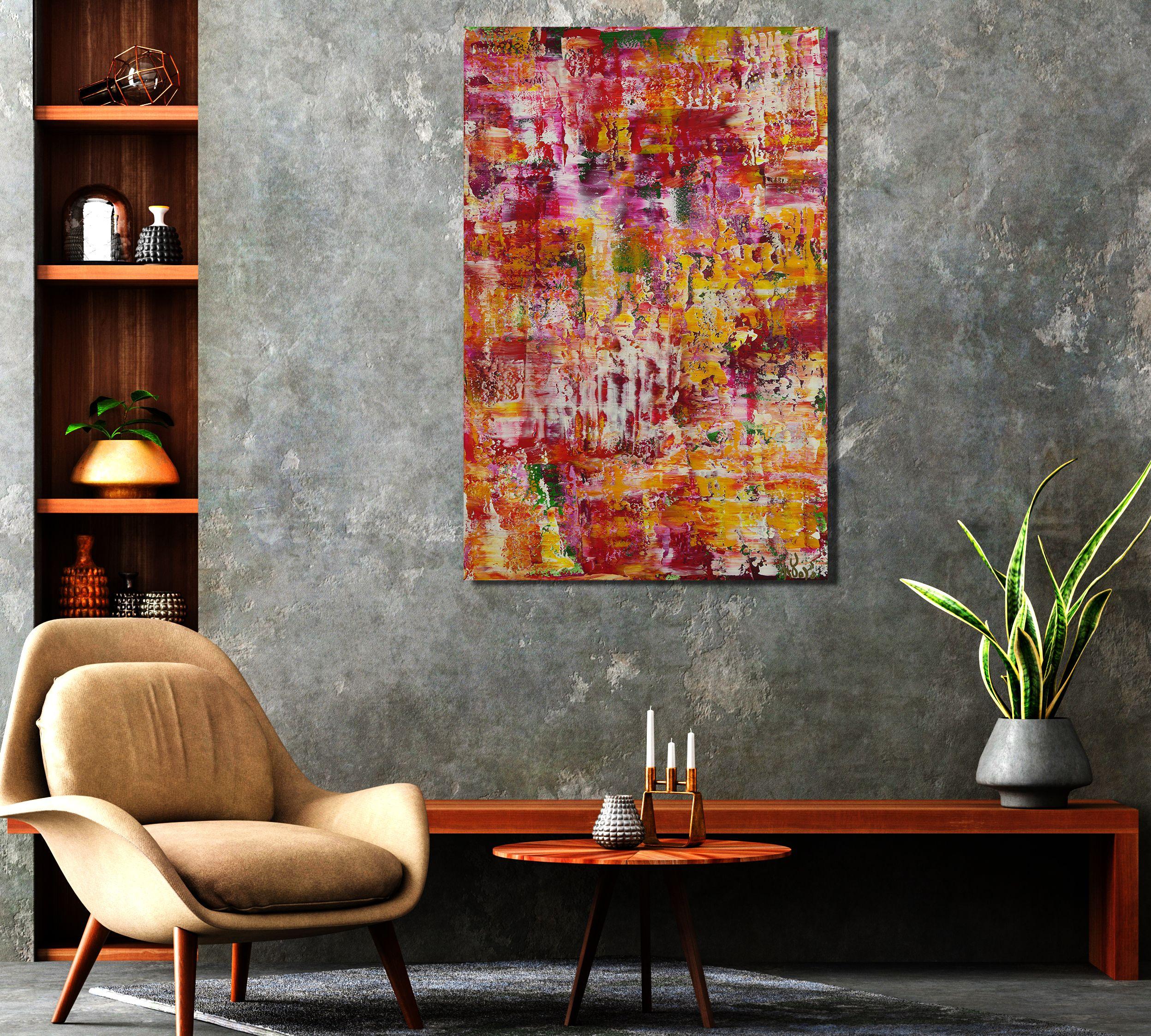La mia idea di estate (lungo viaggio), Pittura, Acrilico su tela in vendita 1