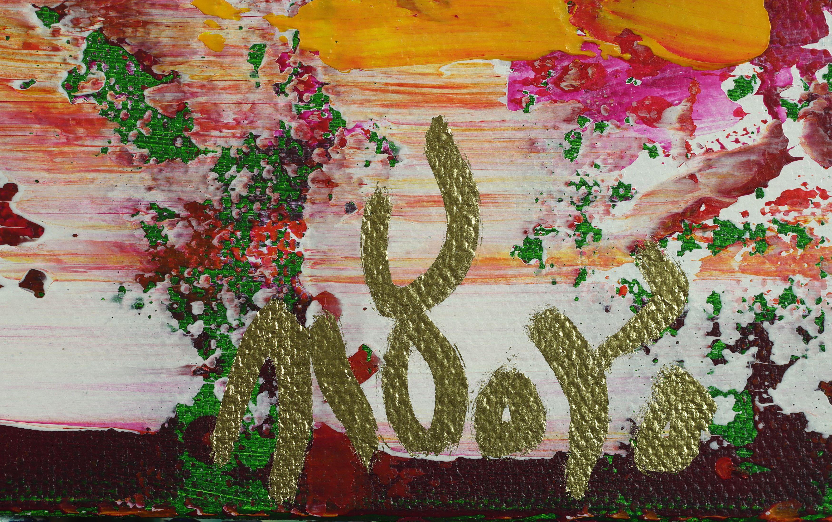 La mia idea di estate (lungo viaggio), Pittura, Acrilico su tela in vendita 2