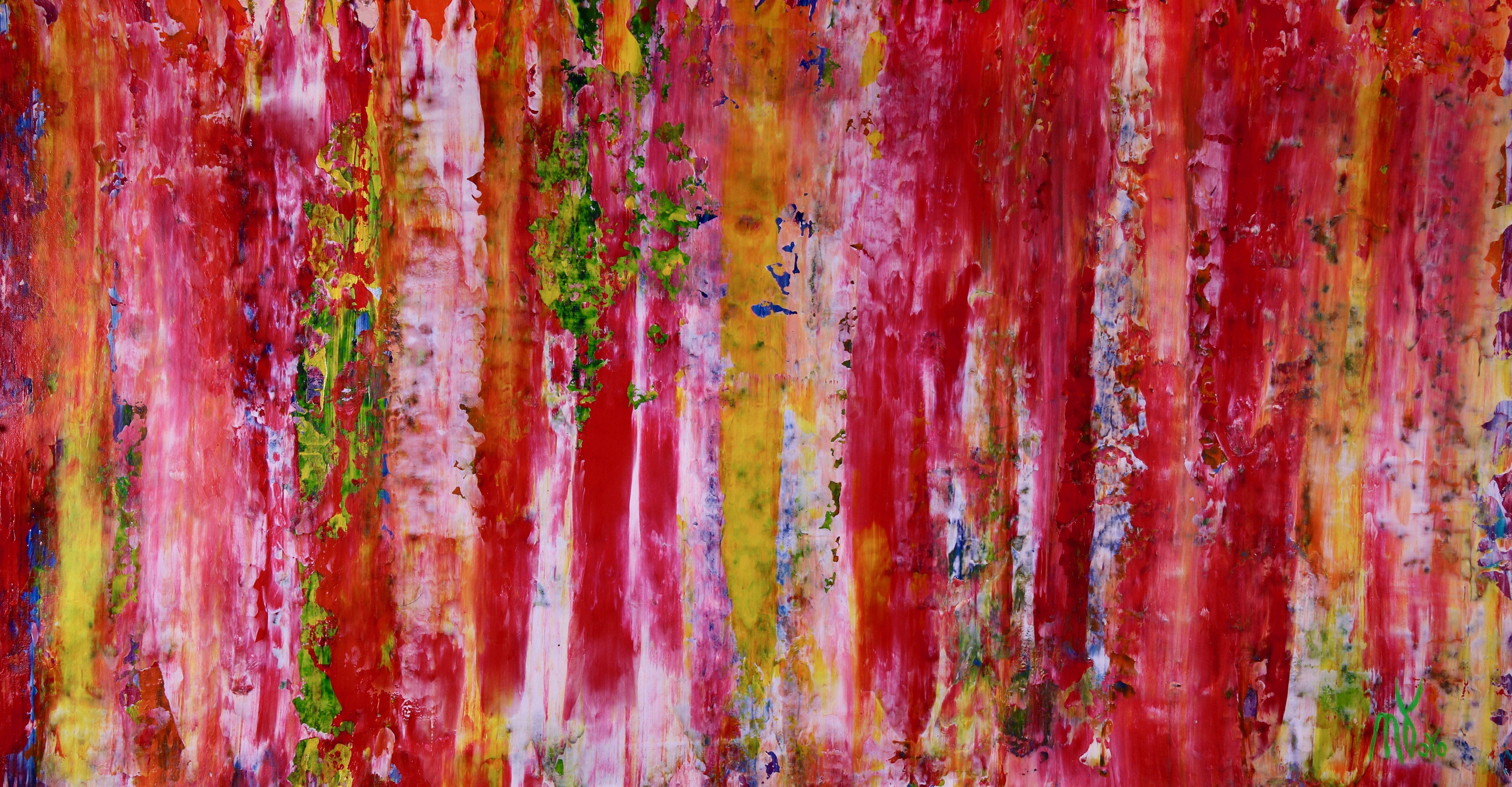 Nestor Toro Abstract Painting - Mystery Spectra, Painting, Acrylic on Canvas