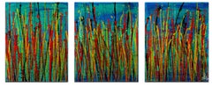 Imaginería de la naturaleza (colores dispersos) 1, Pintura, Acrílico sobre lienzo