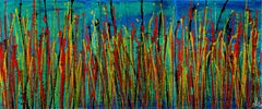 Naturbilder (scattering colors) 1, Gemälde, Acryl auf Leinwand