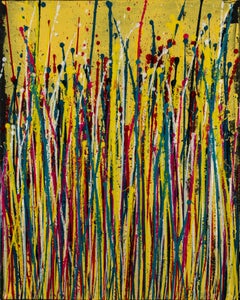 Natures imagery (scattering colors) 2, Painting, Acrylic on Canvas