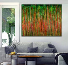 Peinture « Natures luminescence 2 », acrylique sur toile