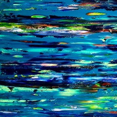 Blues interminable, Pintura, Acrílico sobre lienzo