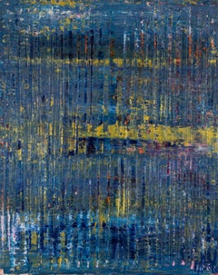 Nocturn panorama 5, Gemälde, Acryl auf Leinwand