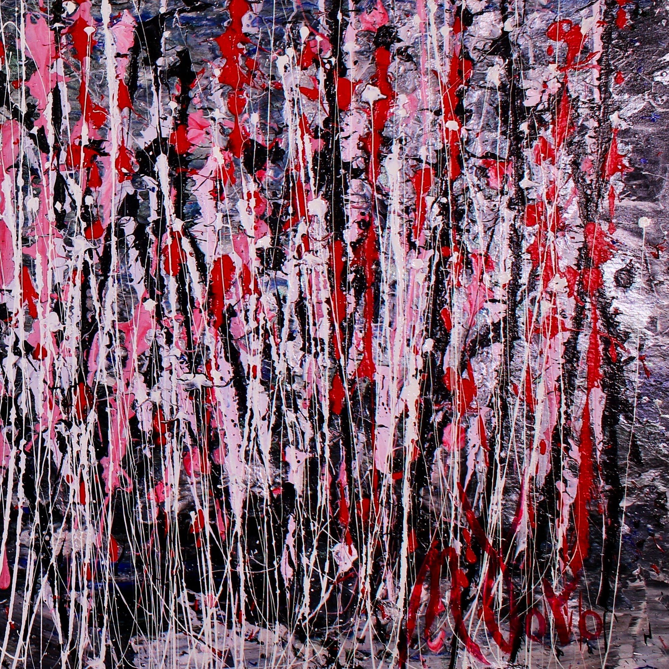 Not So Sacred #2, Painting, Acrylic on Canvas - Black Abstract Painting by Nestor Toro