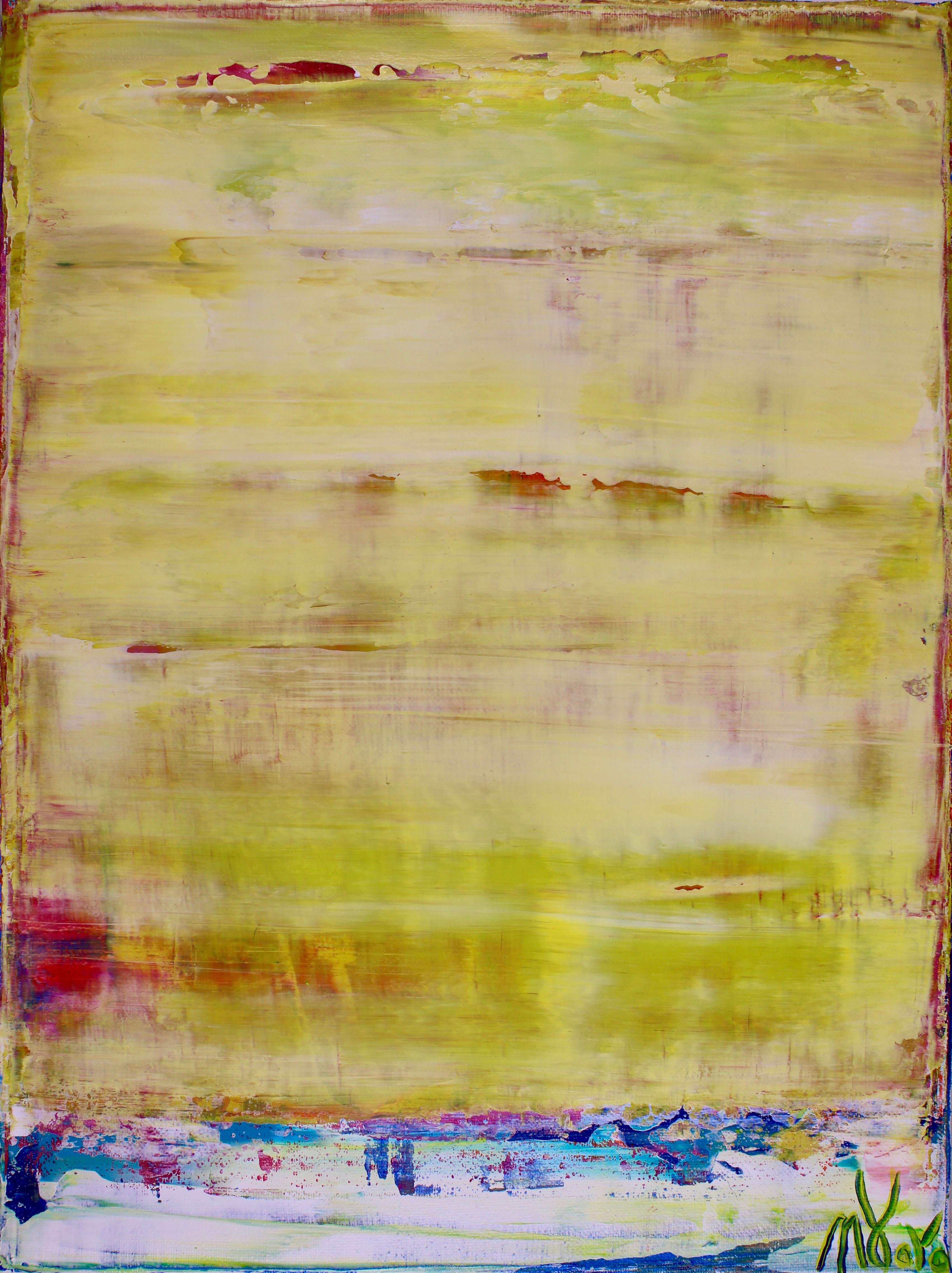 Abstract Painting di Nestor Toro - Su coperte, Pittura, Acrilico su tela