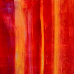 Fusión naranja, Pintura, Acrílico sobre lienzo