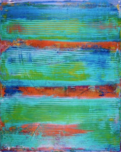 Panorama arancione, Pittura, Acrilico su tela