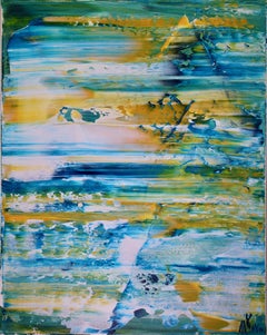 Over the Pacific, Painting, Acrylic on Canvas