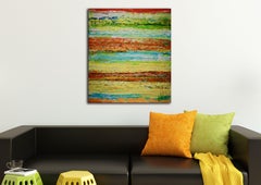 Over yellow dos, Painting, Acrylic on Canvas