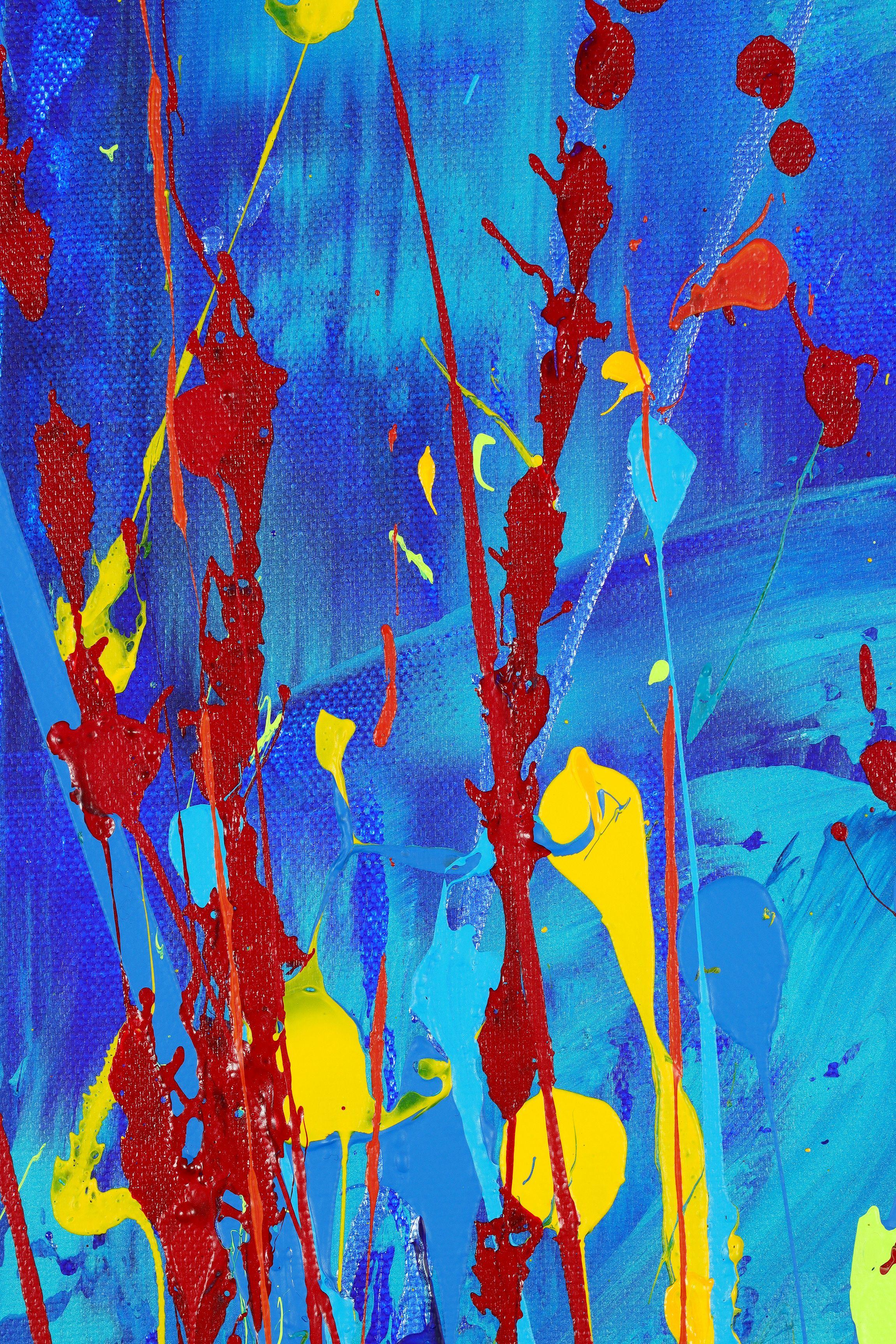 Realizzazione notturna (Diventare chiari) / Dittico, Pittura, Acrilico su tela - Painting di Nestor Toro