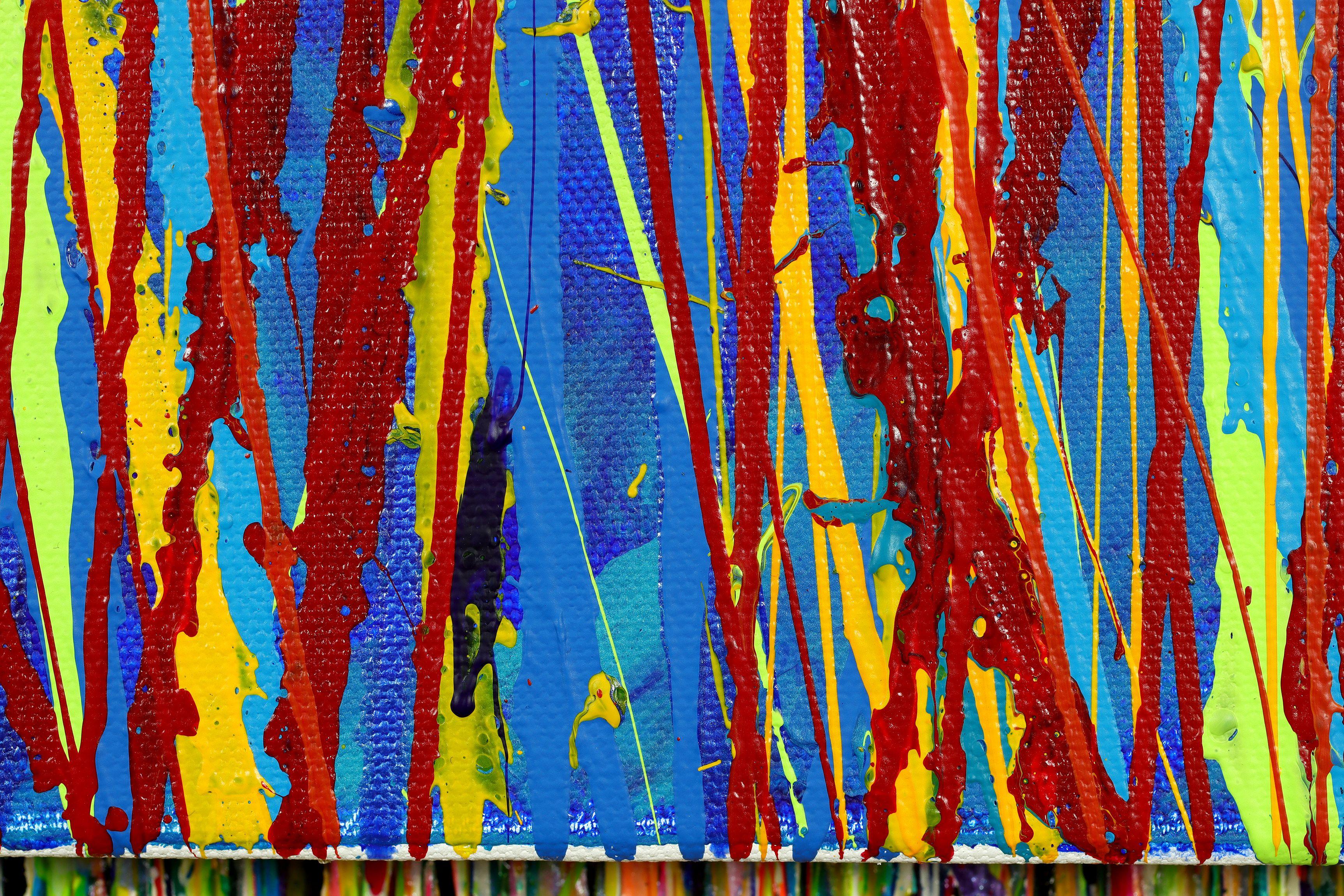 Realizzazione notturna (Diventare chiari) / Dittico, Pittura, Acrilico su tela - Painting Astratto di Nestor Toro