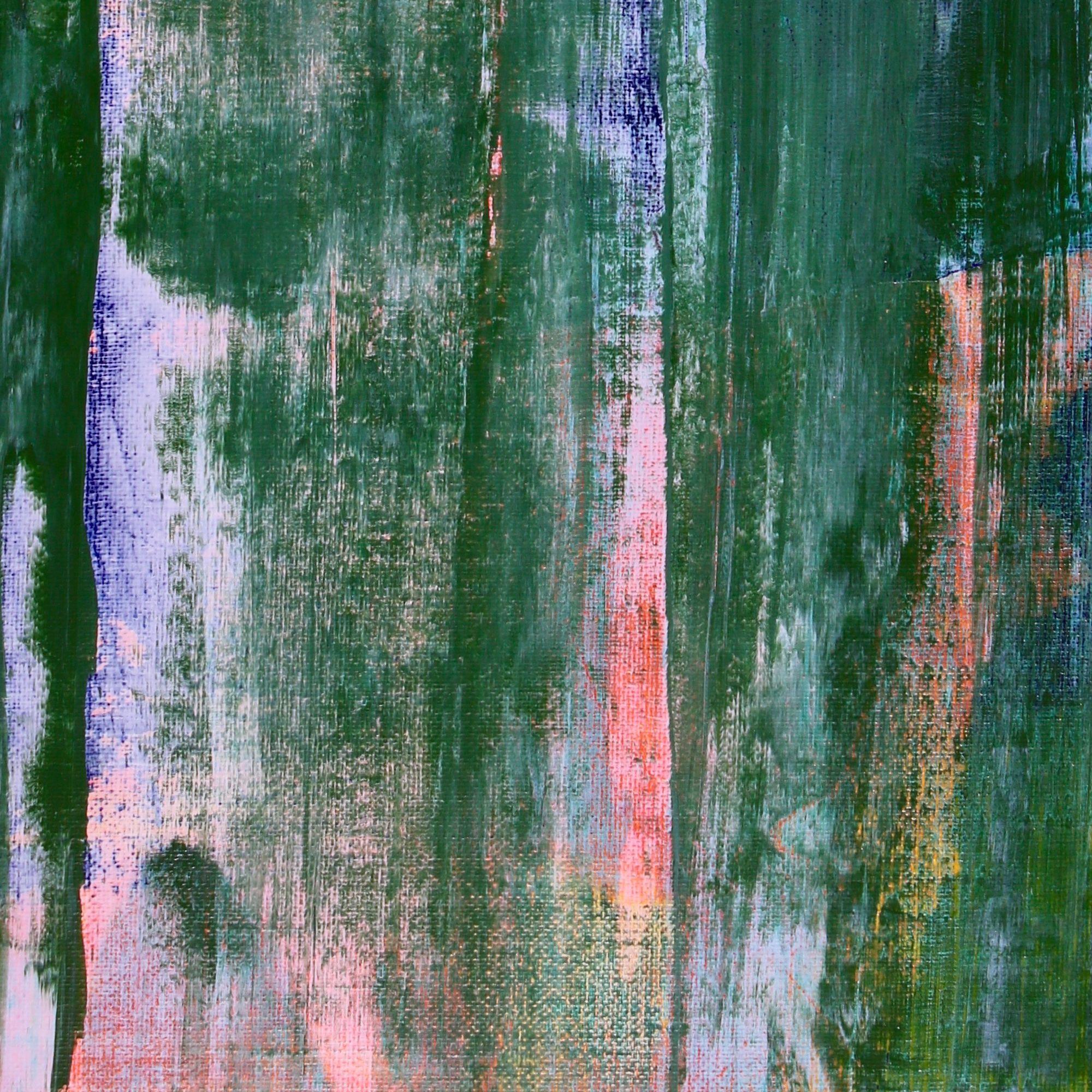 Spectra verde ossido, Pittura, Acrilico su tela - Painting Astratto di Nestor Toro