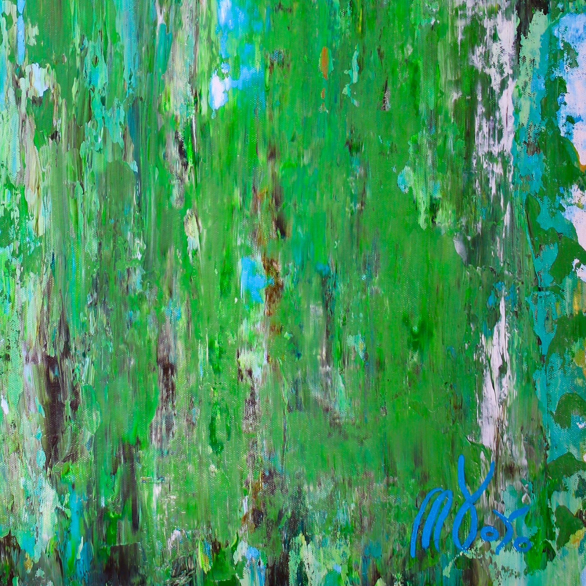 Pascoli in tarda primavera (2018), Pittura, Acrilico su tela - Painting di Nestor Toro