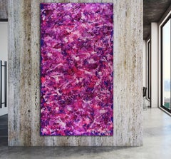 Pink Rush (Takeover), Painting, Acrylic on Canvas