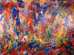 Polychromatic Terrain, Painting, Acrylic on Canvas